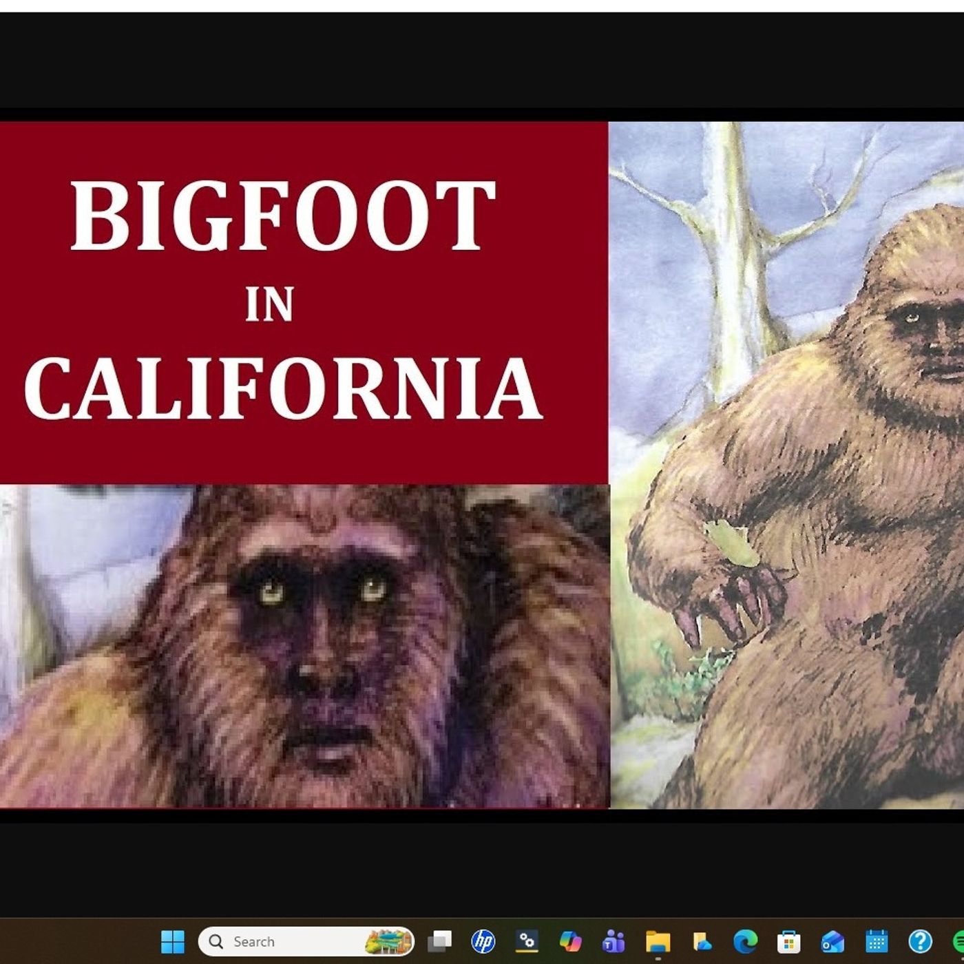 Bigfoot in California