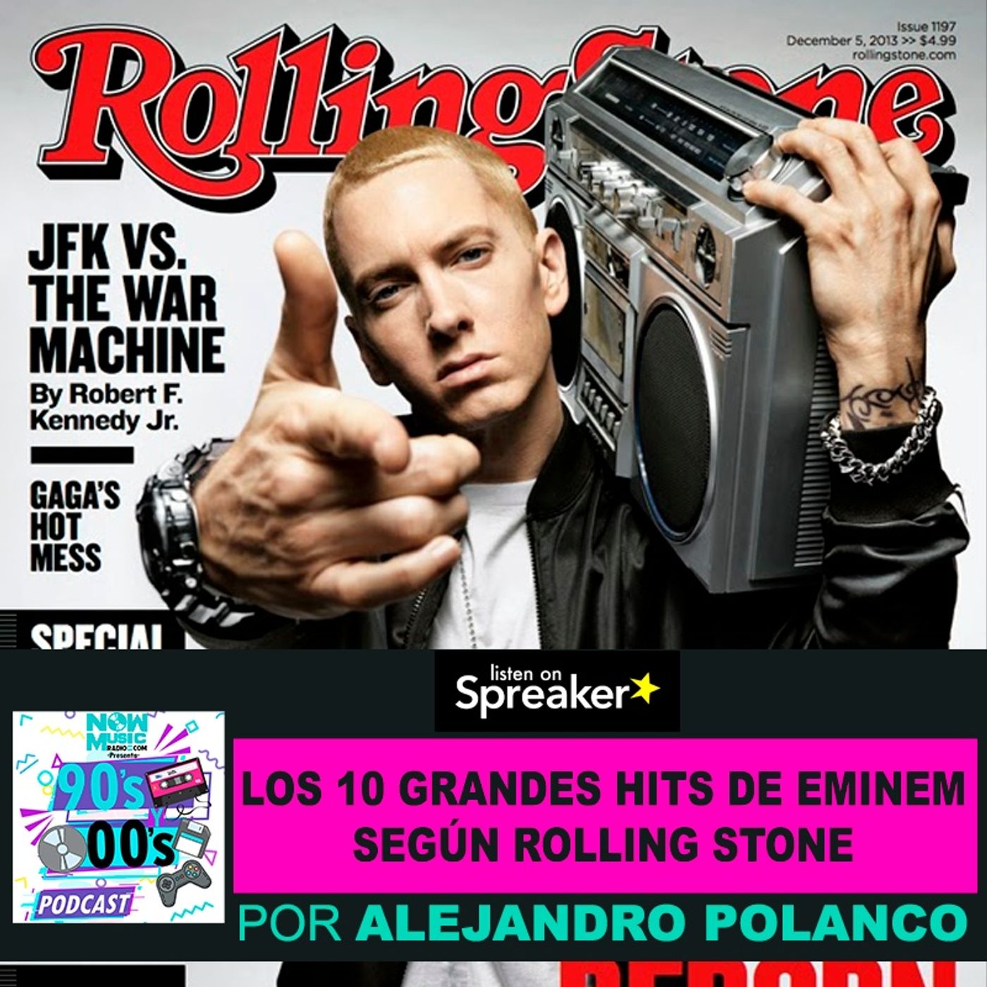 Los 10 hits + grandes de Eminem, según Rolling Stone episode artwork
