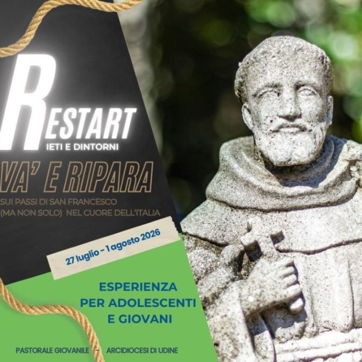 24/07/2026 - “Restart – Va’ e ripara” è la proposta diocesana estiva per gli adolescenti e i giovani episode artwork