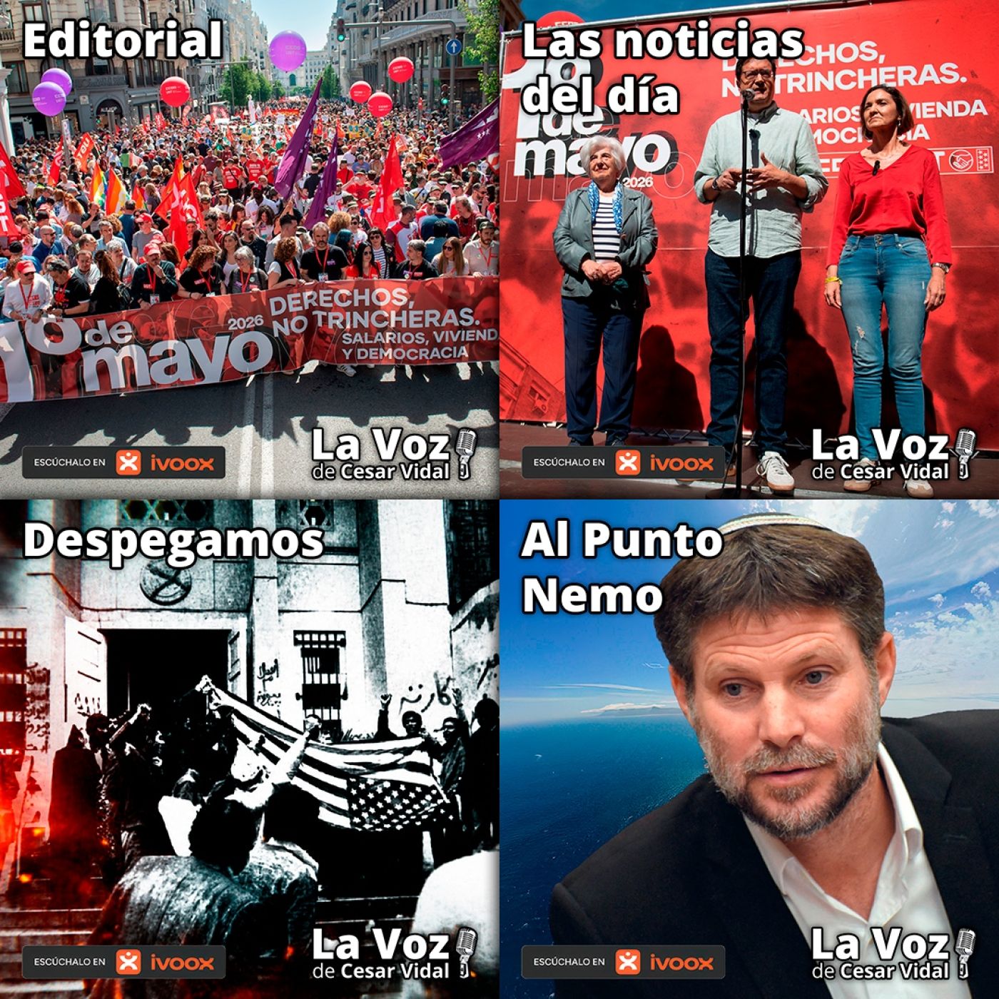 Programa Completo de La Voz de César Vidal - 01/05/26