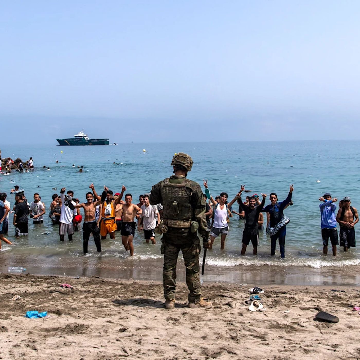 Why did 60,000 migrants cross into a tiny Spanish enclave in North Africa episode artwork