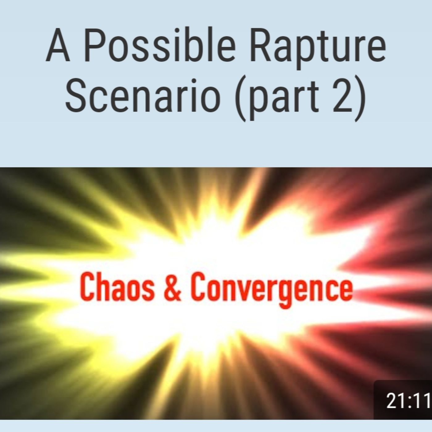 A Possible Rapture Scenario (part 2) episode artwork
