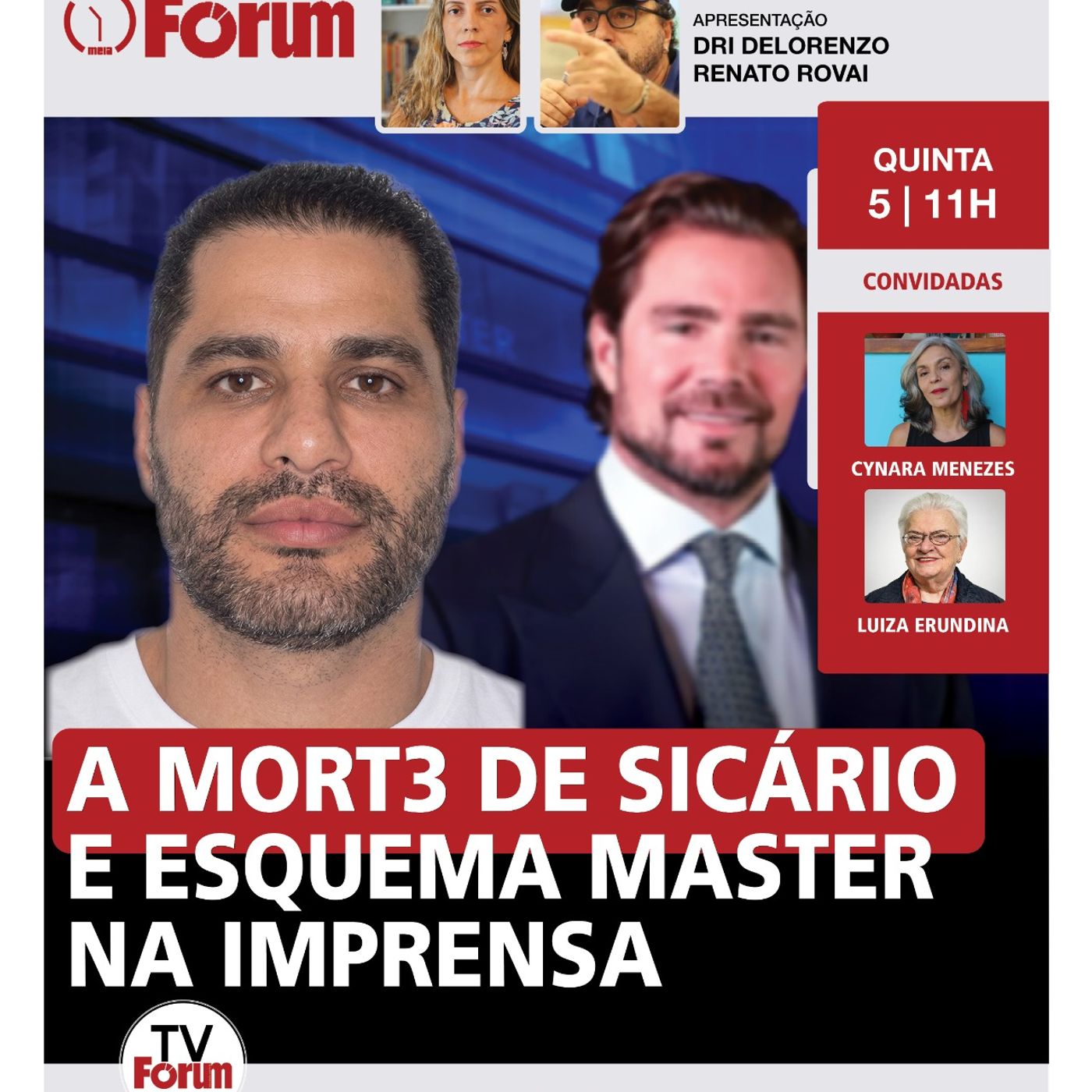 A morte de Sicário, capanga de Vorcaro, emenda Master e Ciro Nogueira | Fórum Onze e Meia | 05.03.26