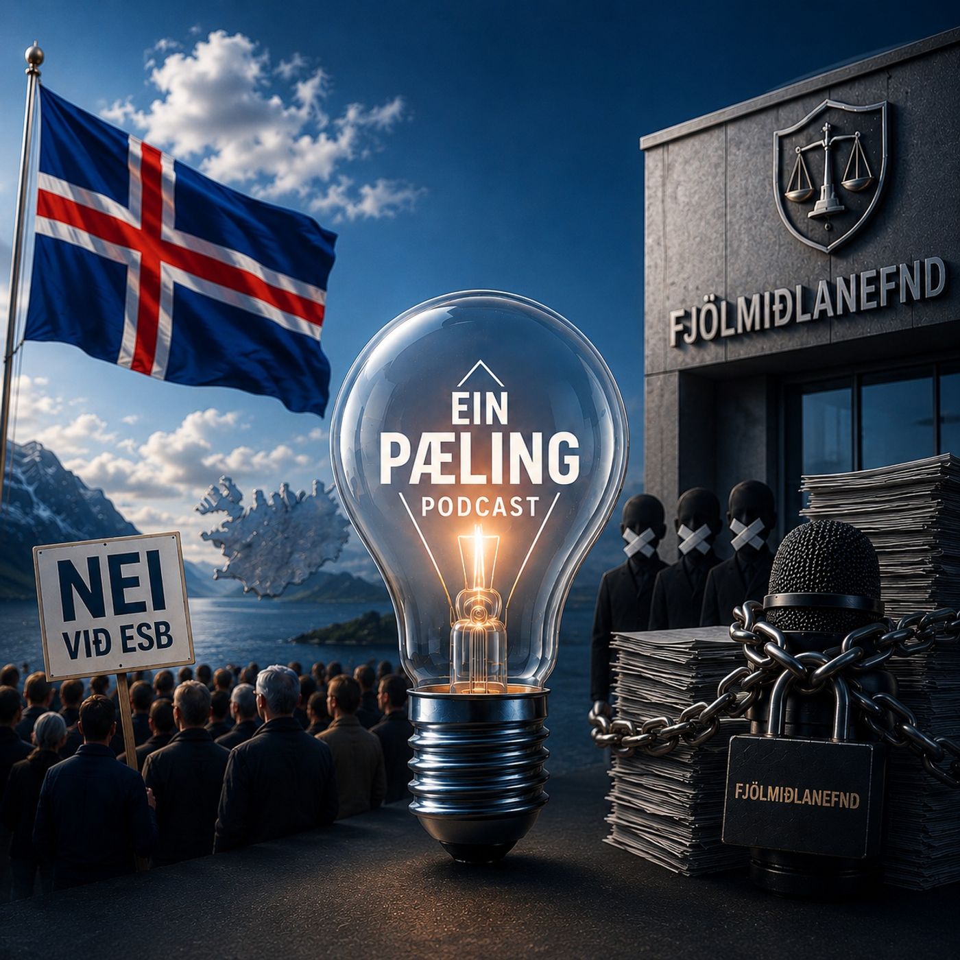 ESB, fjölmiðlanefnd og fréttir SÝN - Bein pæling 31. ágúst 2026 (Í heild á einpaeling.is)
