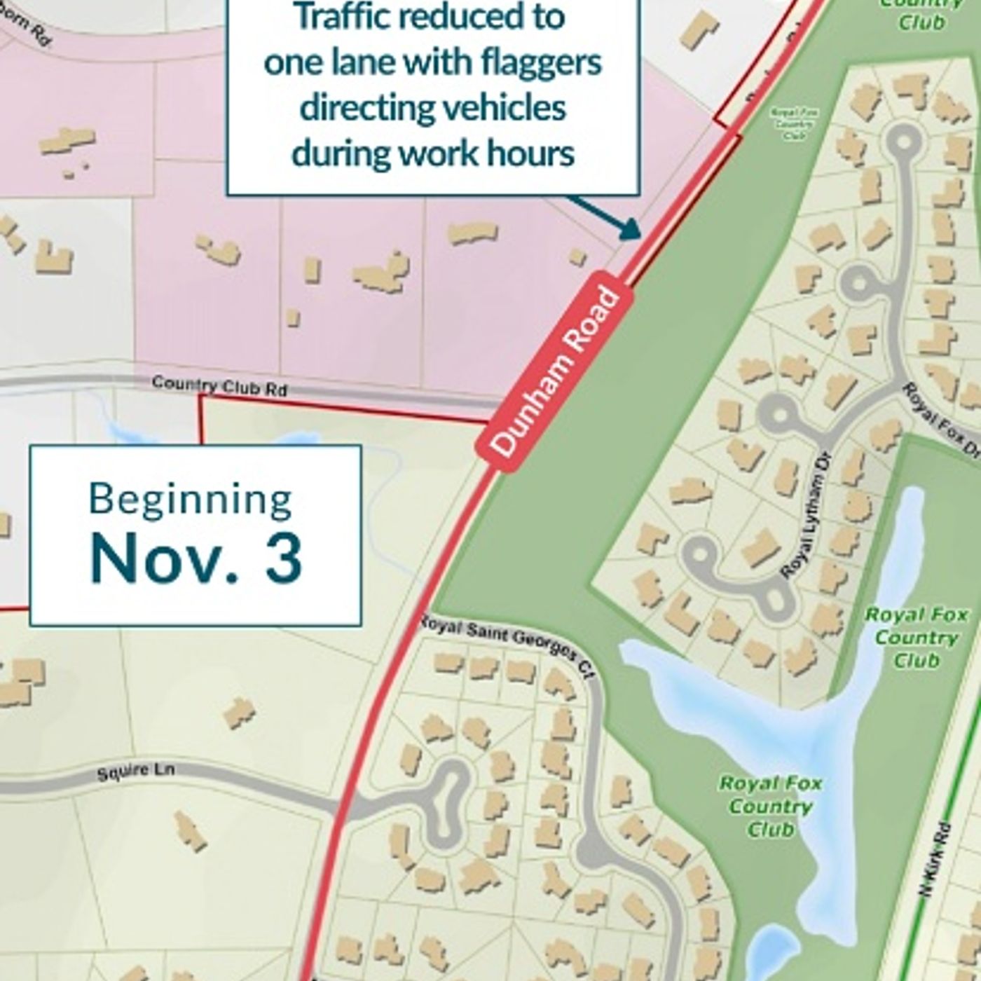 Construction traffic congestion expected on Dunham Road in St. Charles for 2 weeks episode artwork
