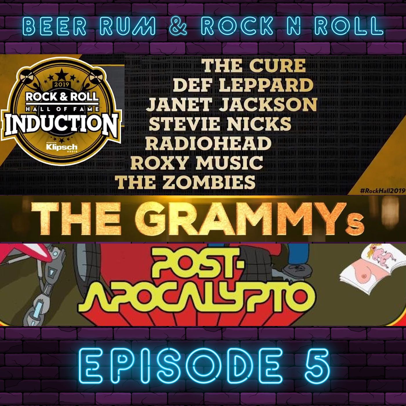 Episode 5 | 2019 RNRHOF INDUCTEES / MIKE JUDGE'S TALES FROM THE TOUR BUS / SLASH LIVING THE DREAM ALBUM REVIEW / TENACIOUS D CONCERT REVIEW episode artwork