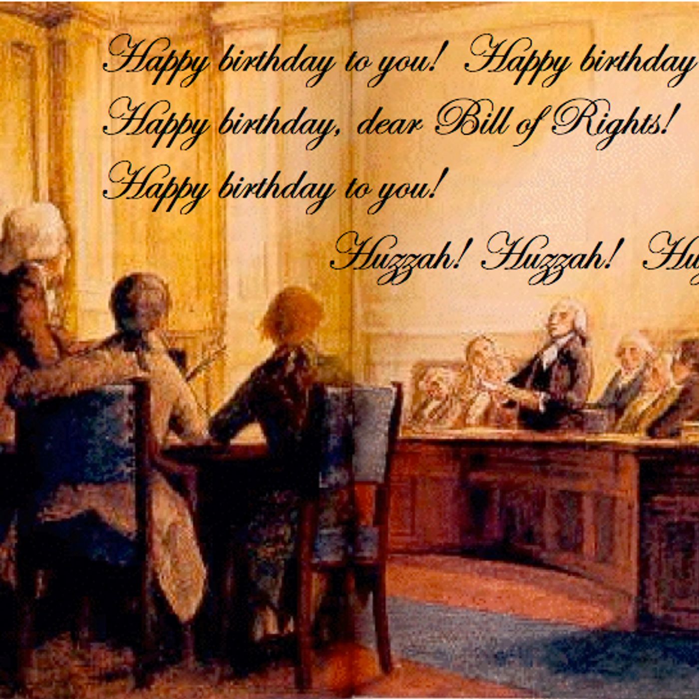 Happy Birthday, Bill of Rights!! + episode artwork