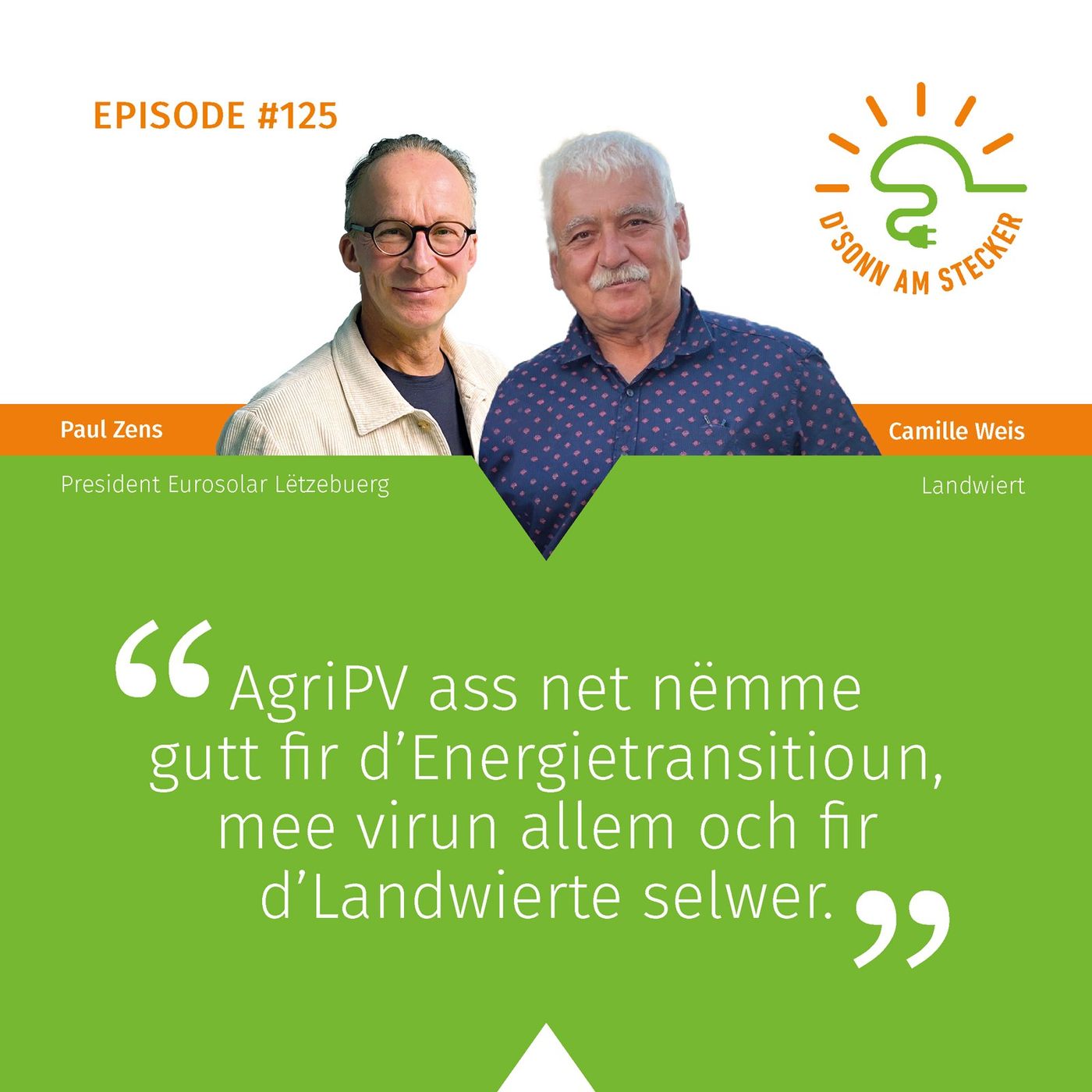 125 - AgriPV aus der Siicht vun engem Landwiert