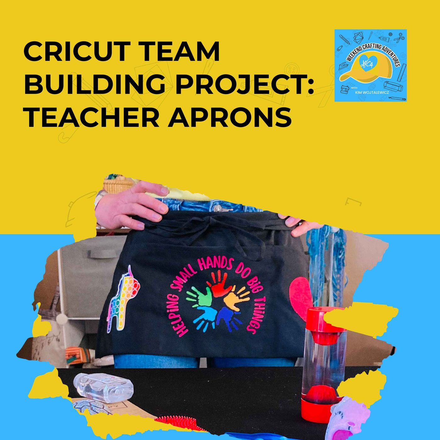 Cricut Team Building Project: Teacher Aprons