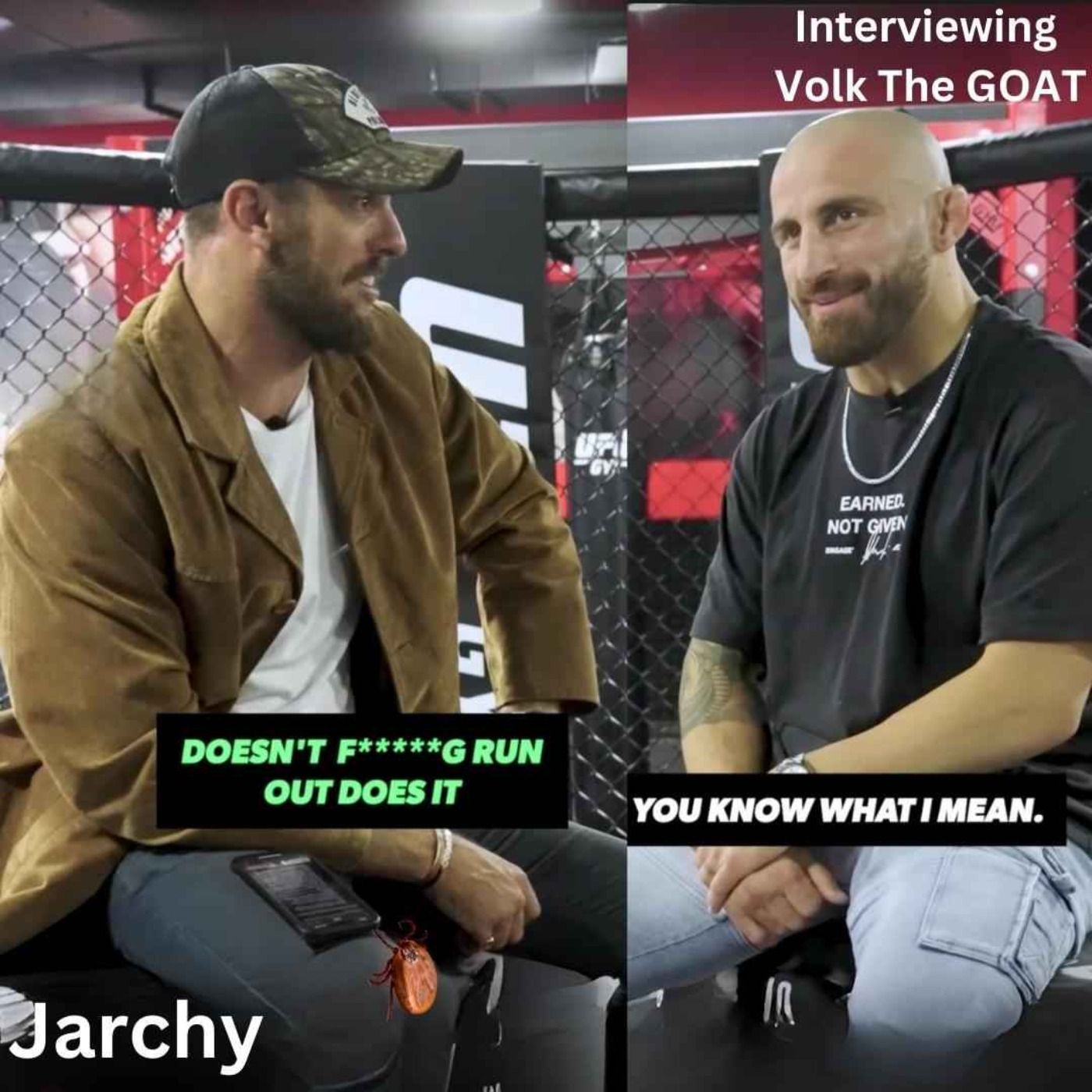 Jarchy : Interviewing Volk The GOAT