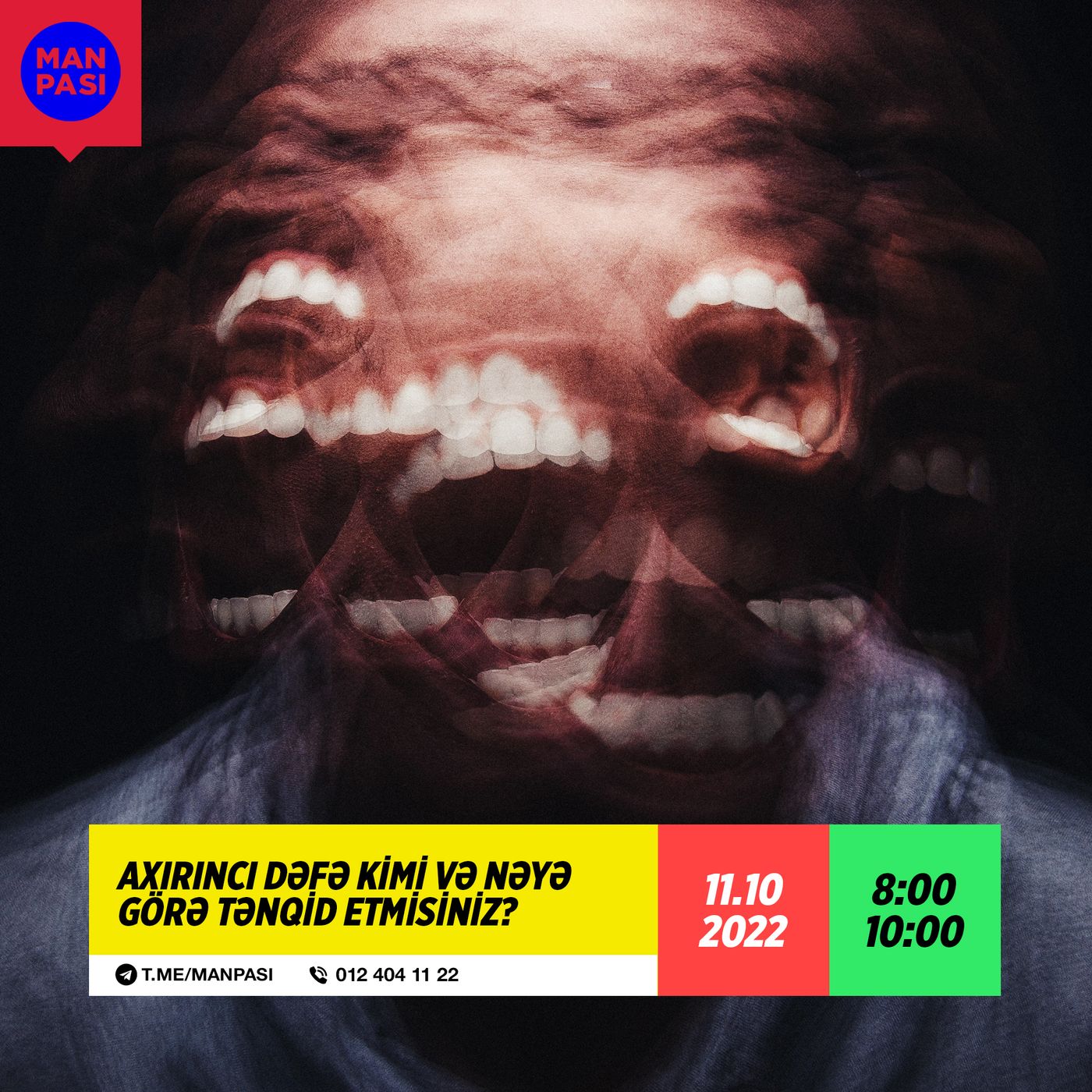 Axırıncı dəfə kimi və nəyə görə tənqid etmisiniz? 11.10.2022