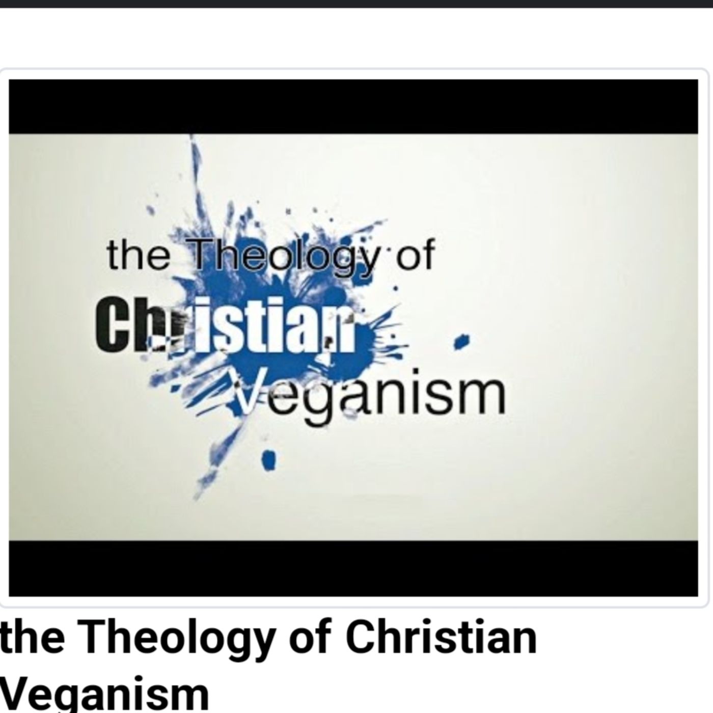 the Theology of Christian Veganism episode artwork