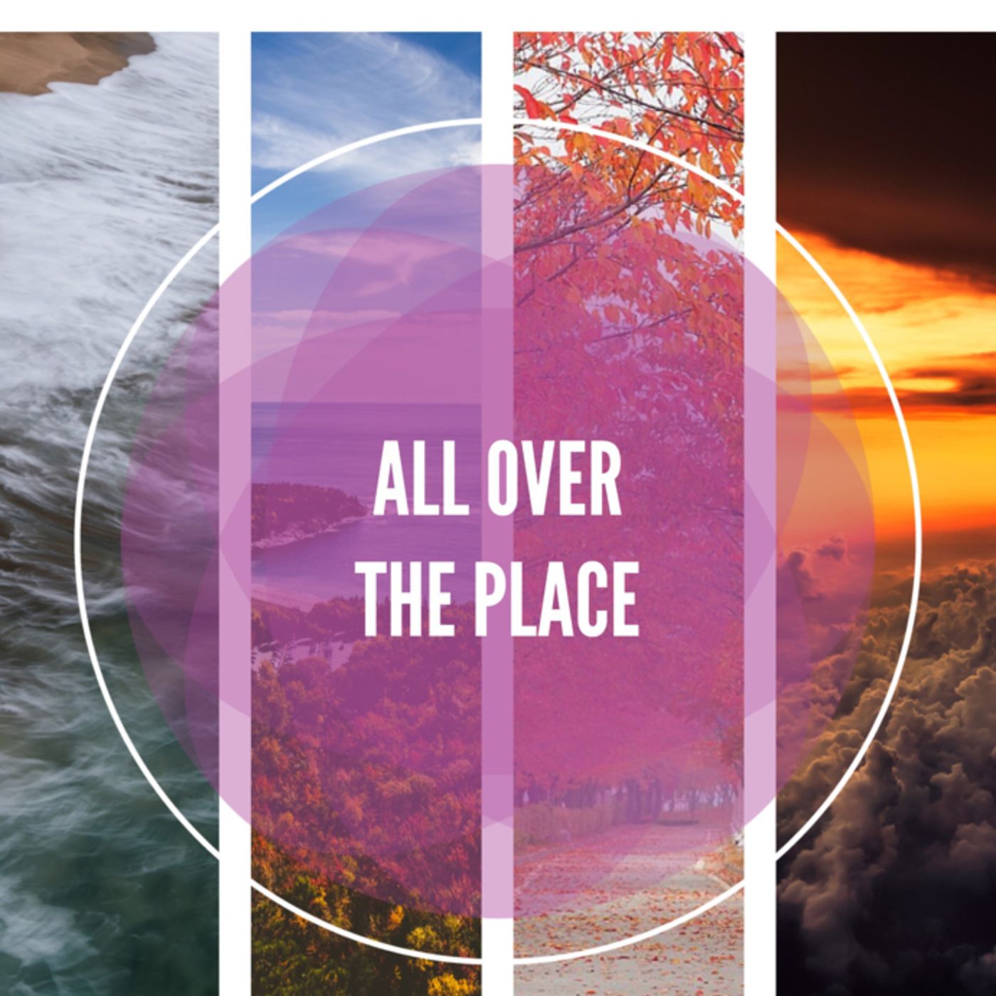 All Over The Place podcast artwork