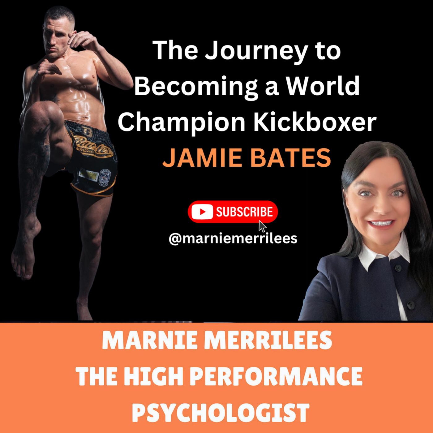 Marnie Merrilees: The Journey to becoming a World Champion Kickboxer | Guest JAMIE BATES | E2 episode artwork