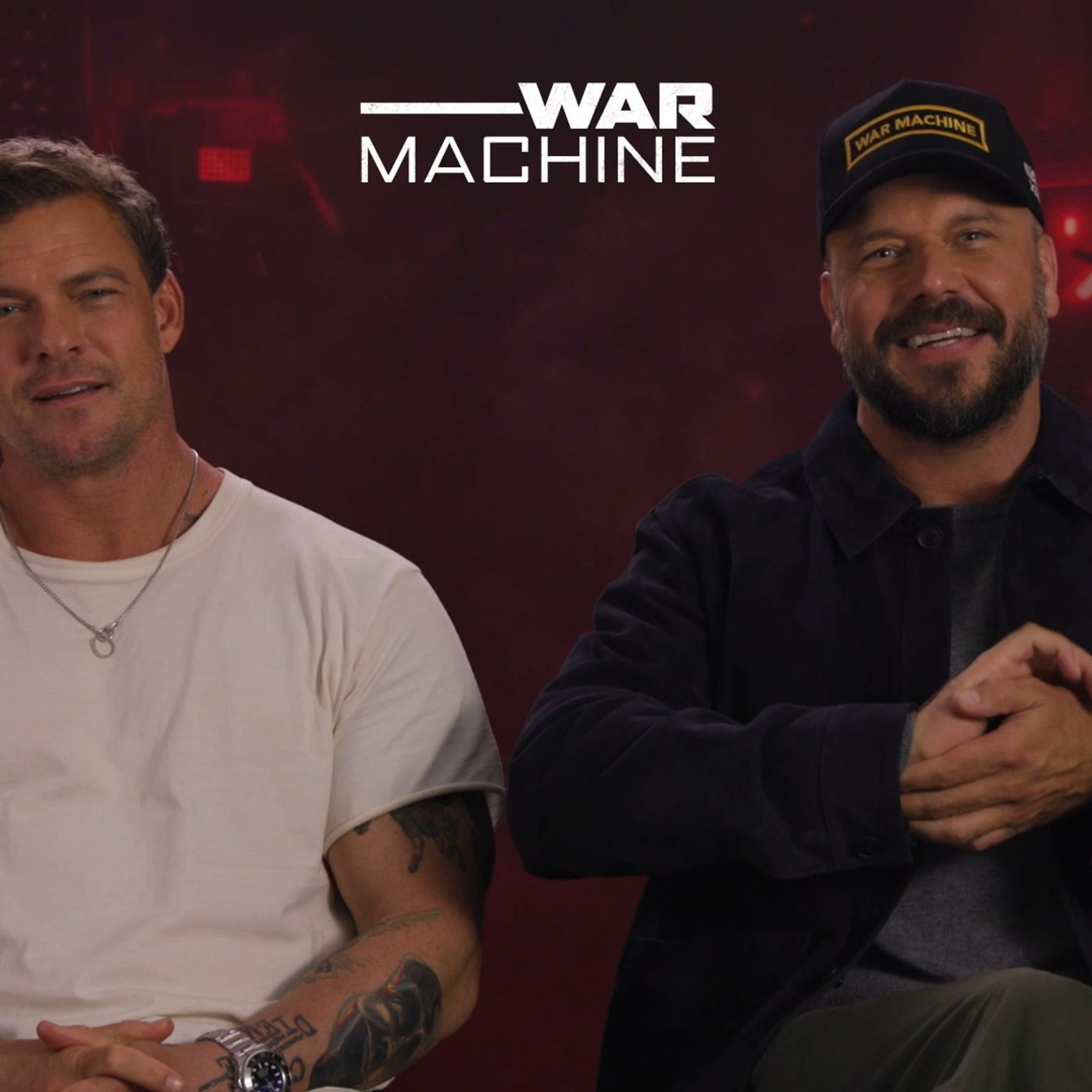 Alan Ritchson And Patrick Hughes Talk Full Throttle Sci-Fi Action Flick WAR MACHINE Alan Ritchson And Patrick Hughes Talk Full Throttle Sci-Fi Action Flick WAR MACHINE