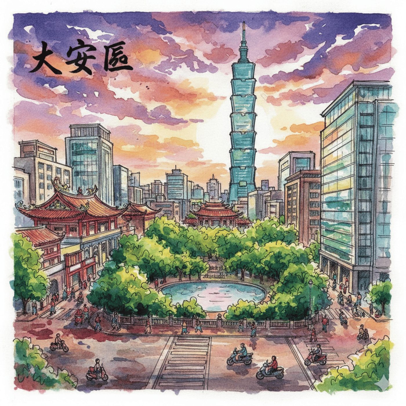 (JPN) 台北大安区の5つの時間差を感覚的に解釈する episode artwork