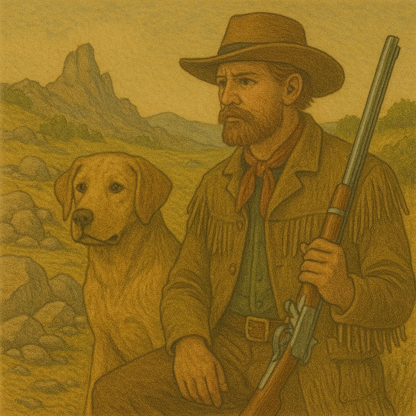 Dog Crusoe and his Master