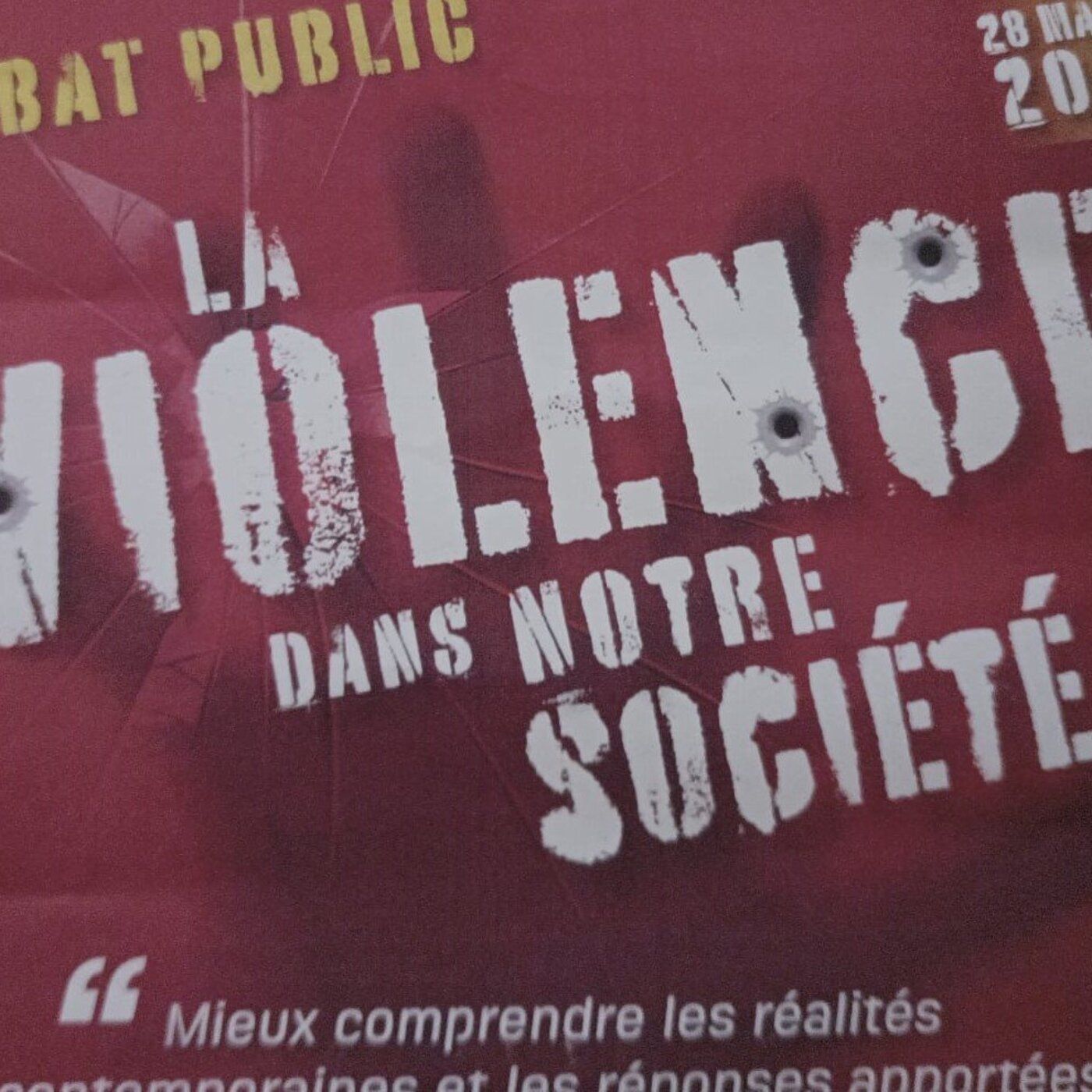 "La violence dans notre société" : Débat public à St Chritol Lez Alès le 28 mai episode artwork