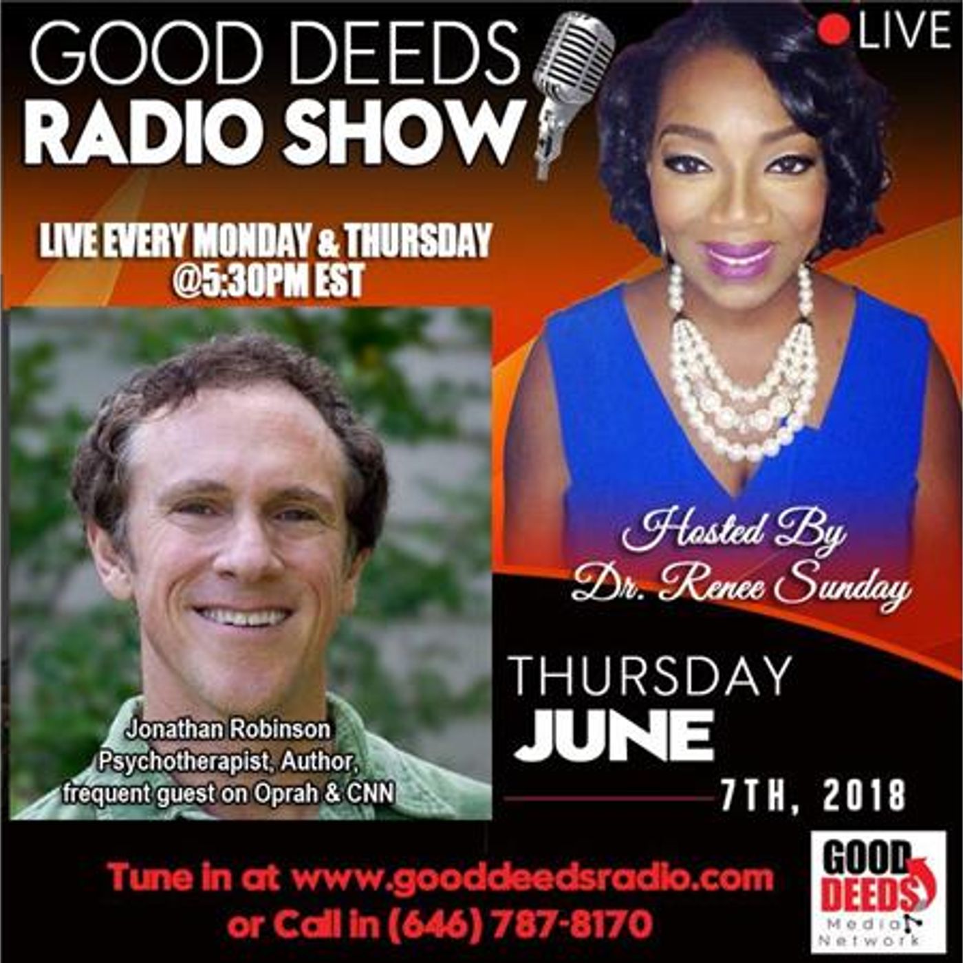 Jonathan Robinson - Psychotherapist, Author, frequent guest on Oprah & CNN episode artwork
