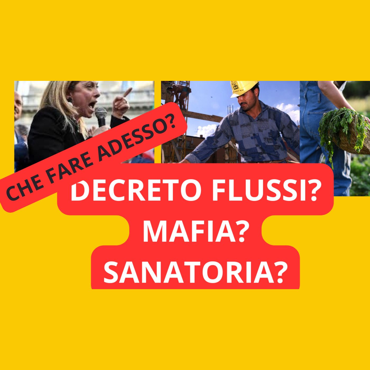 Ascolta come Giorgia Meloni intende cacciare la mafia infiltrata nei flussi migratori