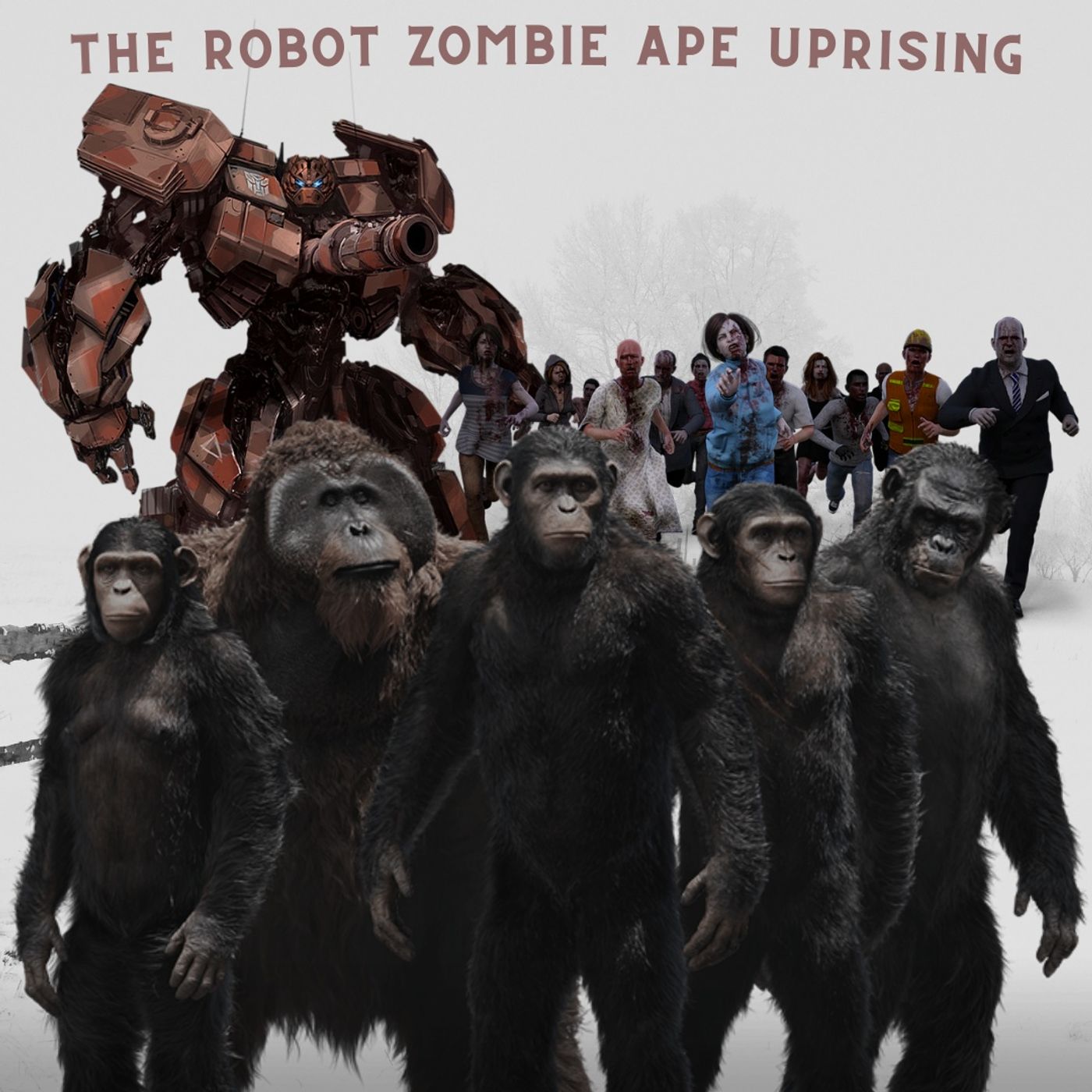 Episode 80- The RobotZombieApe Uprising episode artwork