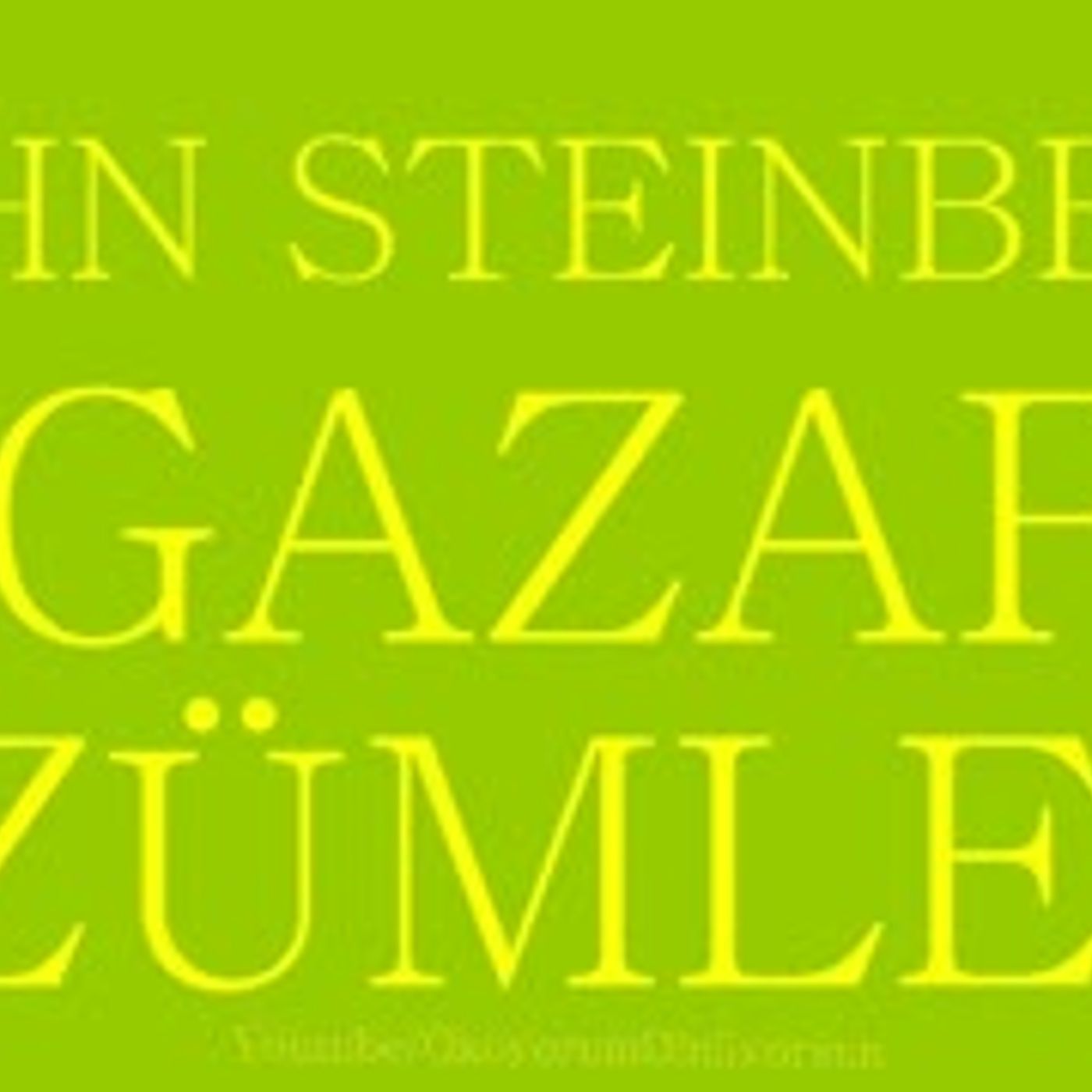 GAZAP ÜZÜMLERİ   JOHN STEINBECK ( 1. BÖLÜM )