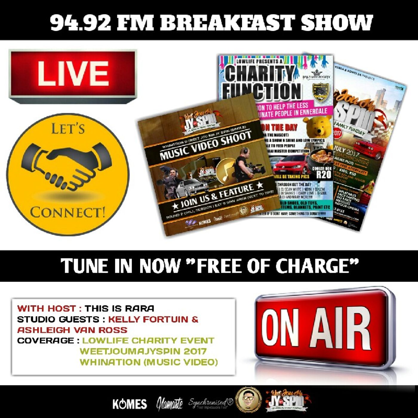 #TIRSA & KOMES 94.92 FM\'s show