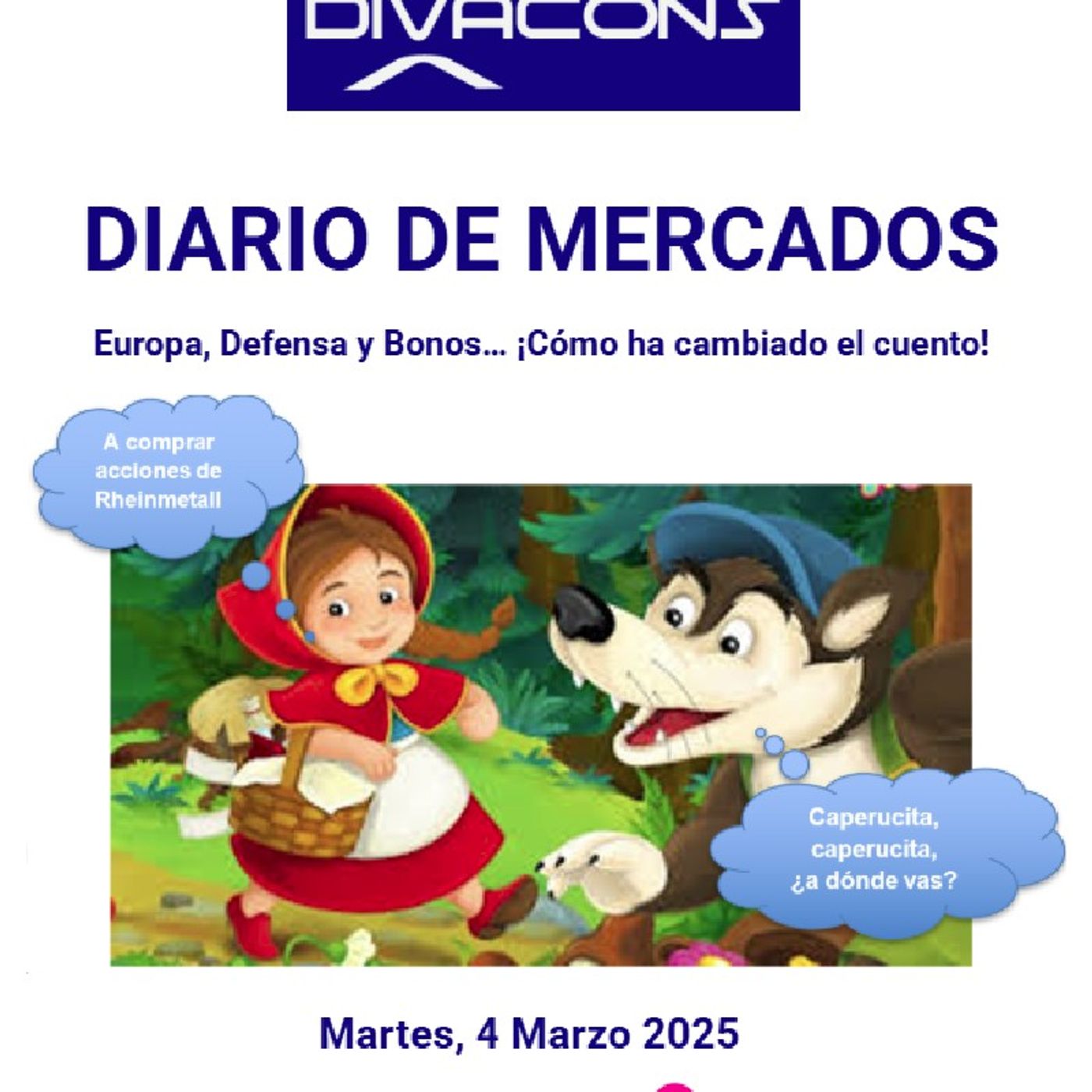 PODCAST en abierto DIARIO DE MERCADOS Martes 4 Marzo 2025 episode artwork