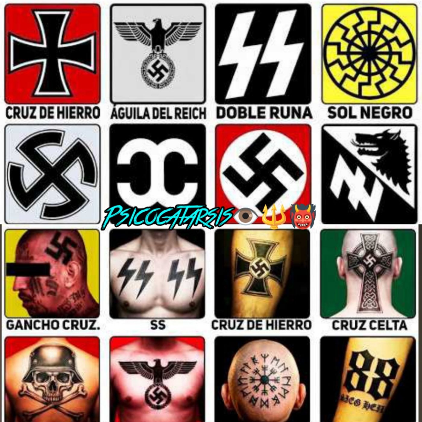 Cada Símbolo Nazȋ Explicado_el significado oculto de cada tatuaje.