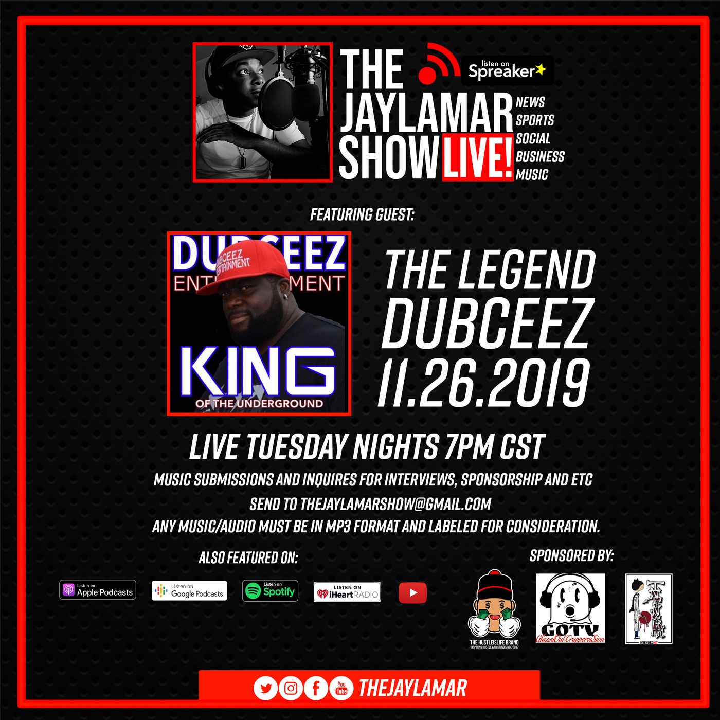 The LEGENDARY Dubceez Chimes In | Episode 13, The JayLamar Show LIVE!! episode artwork