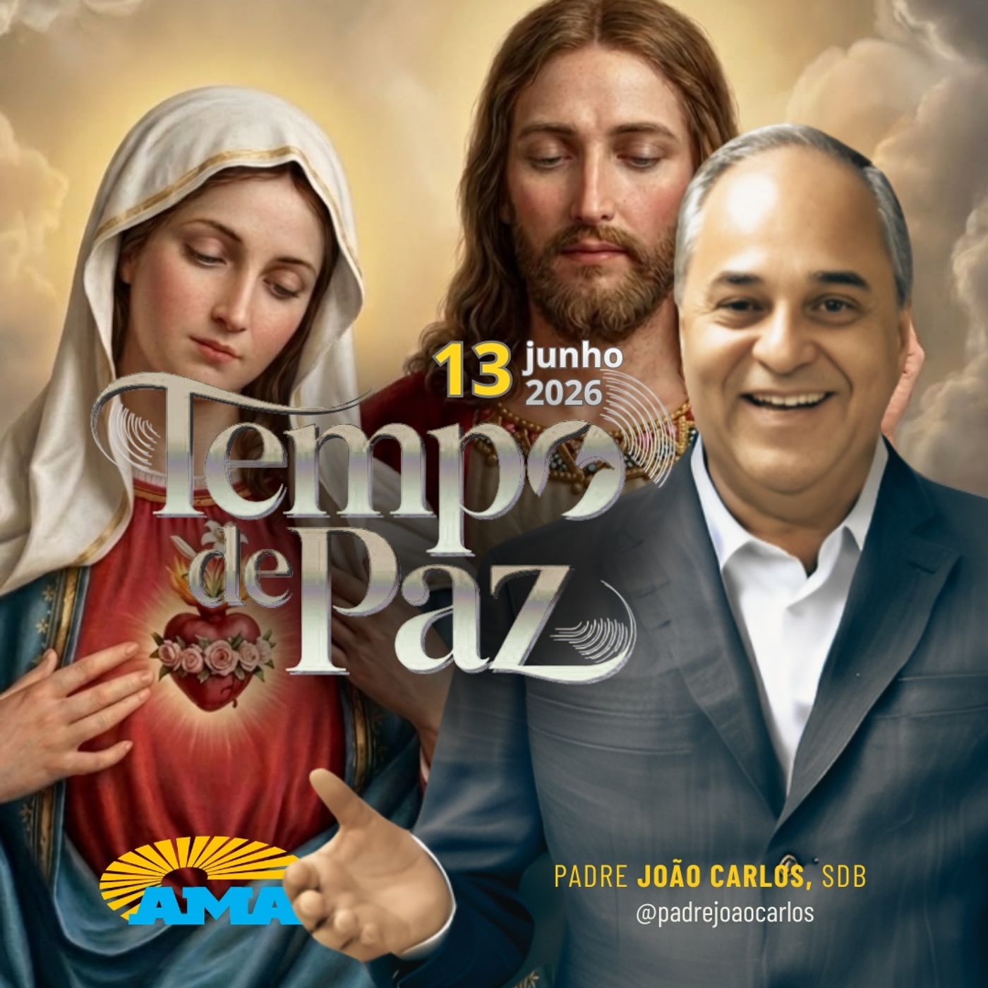 13/06/26 - Programa Padre João Carlos | Tempo de Paz episode artwork