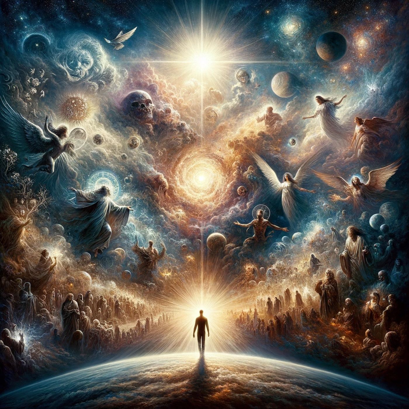 "For I am convinced that neither death nor life, neither angels nor demons, neither the present nor the future, nor any powers.." episode artwork