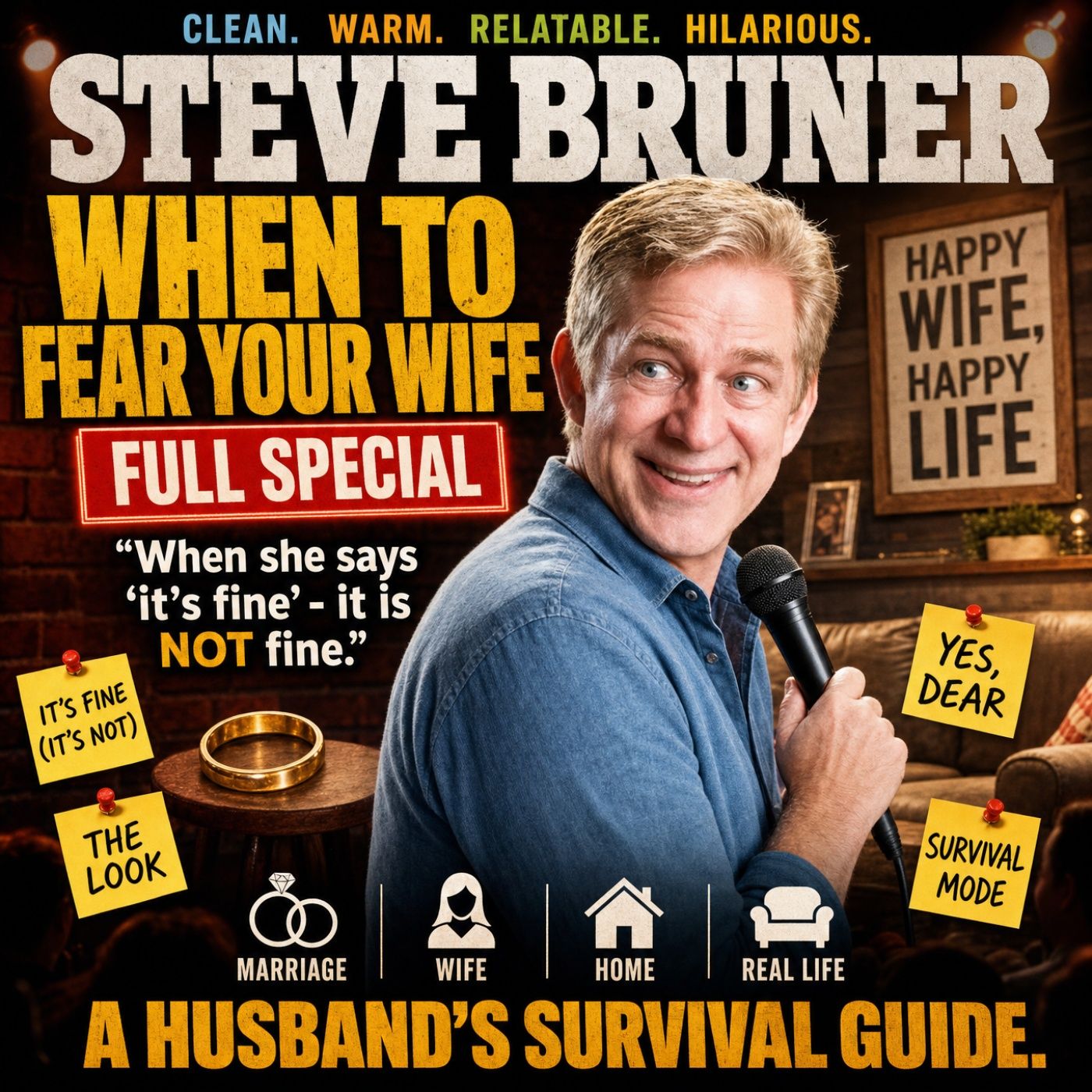 Steve Bruner – When to Fear Your Wife Full Special (Stand-up Comedy)