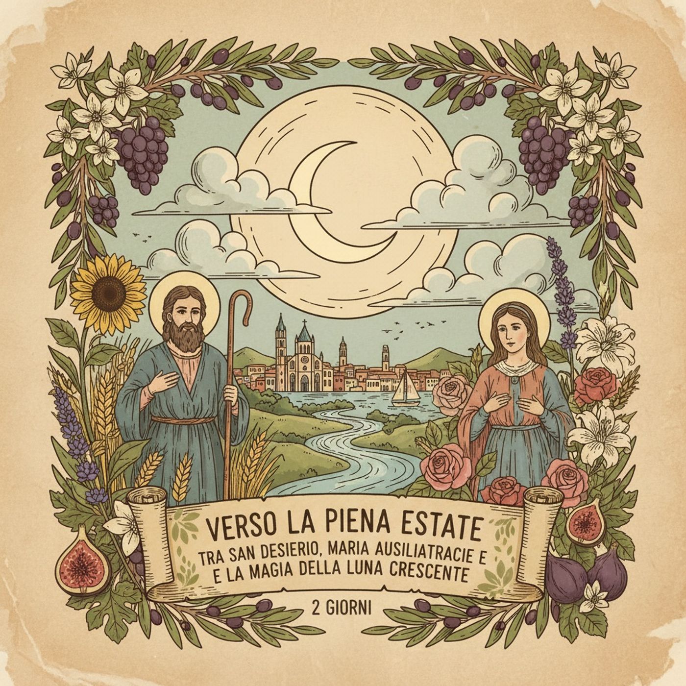 L'Almanacco di Trani Italia News: Verso la Piena Estate tra San Desiderio, Maria Ausiliatrice e la Magia della Luna Crescente episode artwork
