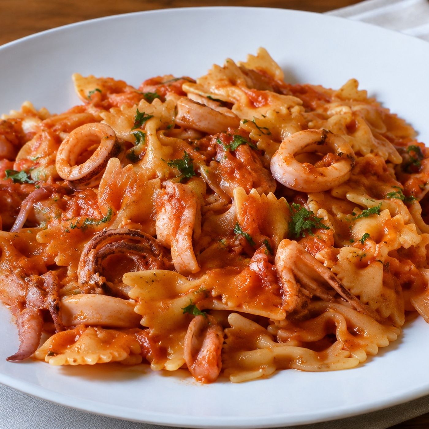 Farfalle con Totani al Sugo: Ricetta di Mare Facile e Gustosa episode artwork