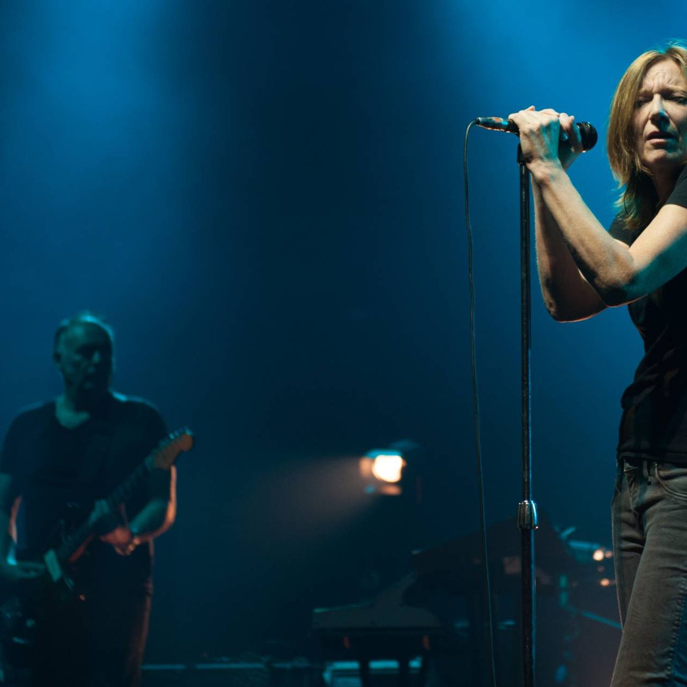 See behind-the-scenes of Portishead's rare reunion performance for Together For Palestine