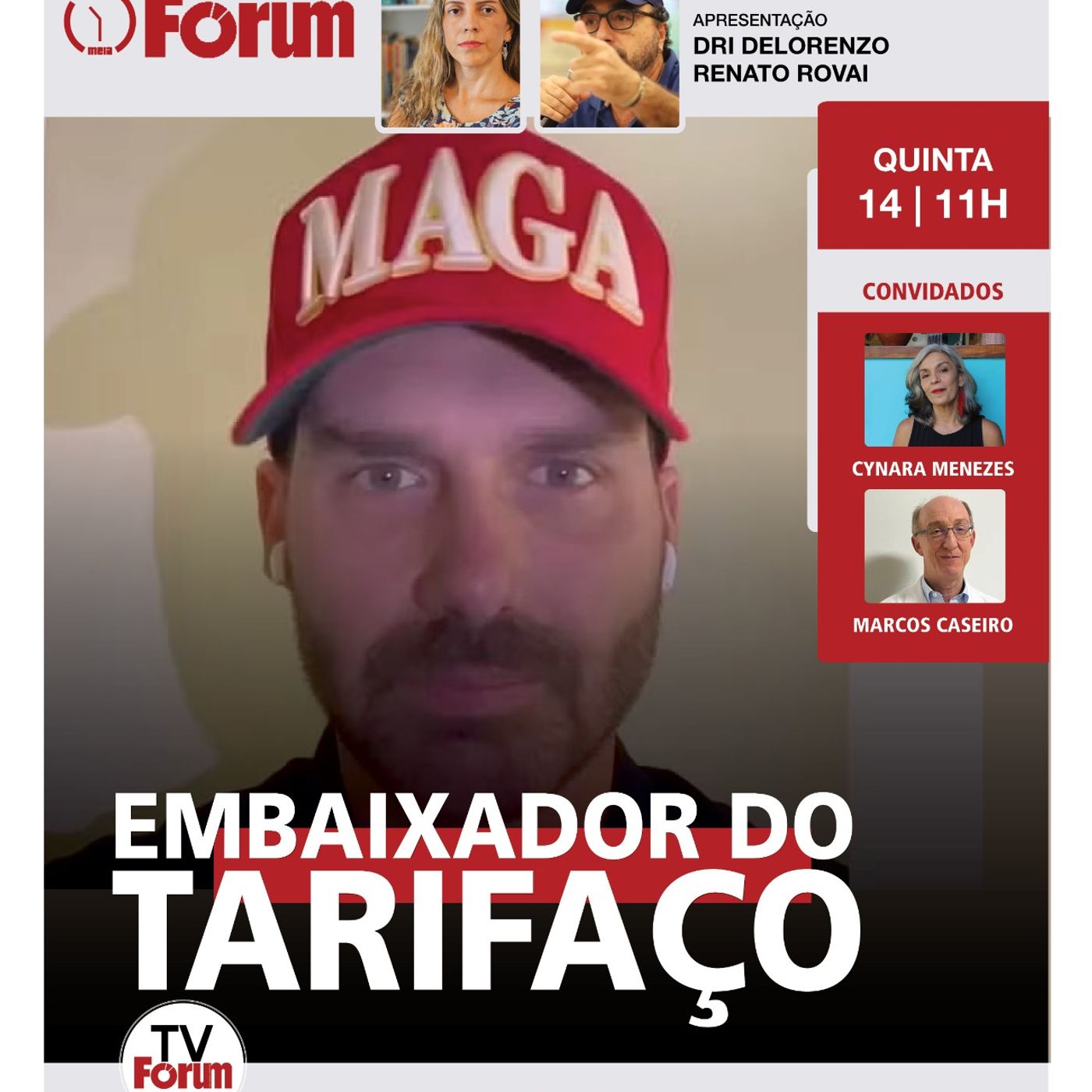 EDUARDO BOLSONARO delira e quer FOGO NO BRASIL | Depois do PIX, TRUMP ataca MAIS MÉDICOS | 14.08.25 episode artwork