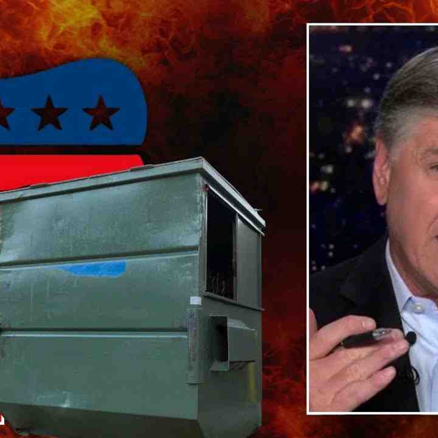 Inside the _dumpster fire_ that is the Democratic Party episode artwork