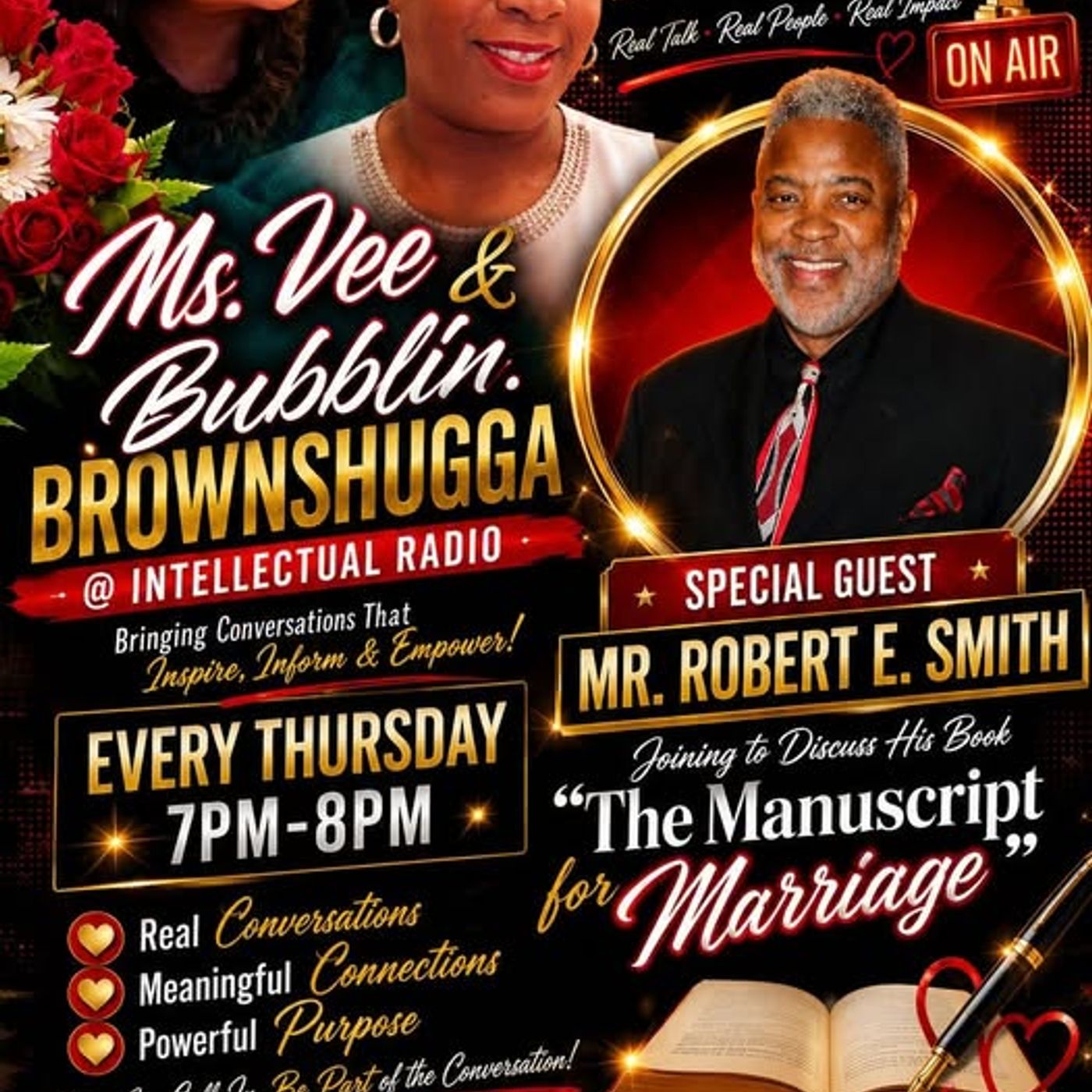 Mr. Rabert E. Smith/Mz Vee And Bubblin Brown Suga Podcast episode artwork