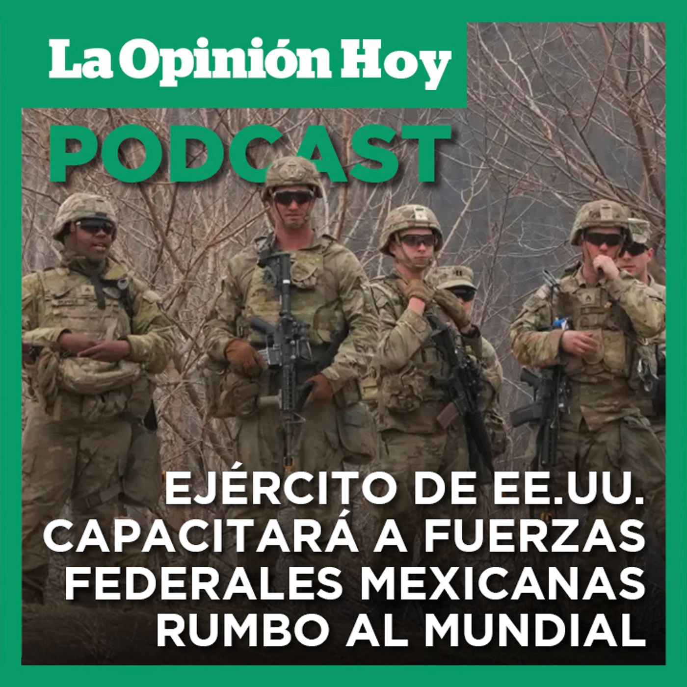 México aprueba ingreso de Ejército de EE.UU. para capacitar rumbo al Mundial.