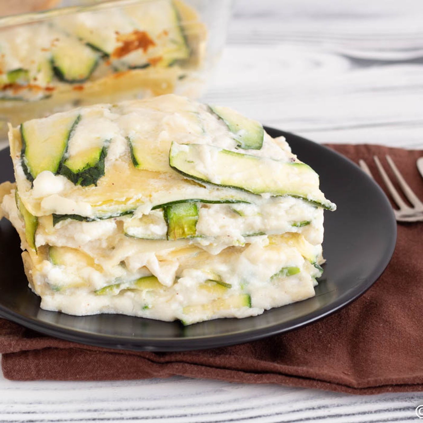 Lasagne bianche di zucchine e ricotta