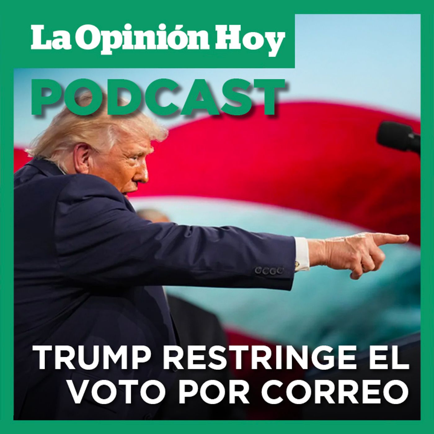 Donald Trump firma una orden ejecutiva que restringe el voto por correo en todo el país.