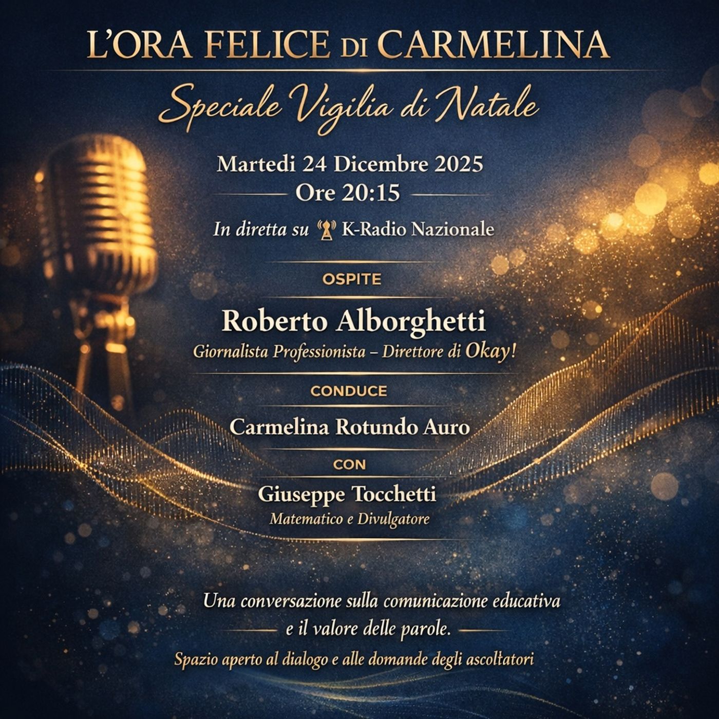L’Ora Felice di Carmelina – Speciale Vigilia di Natale 24 Dicembre 2025 episode artwork