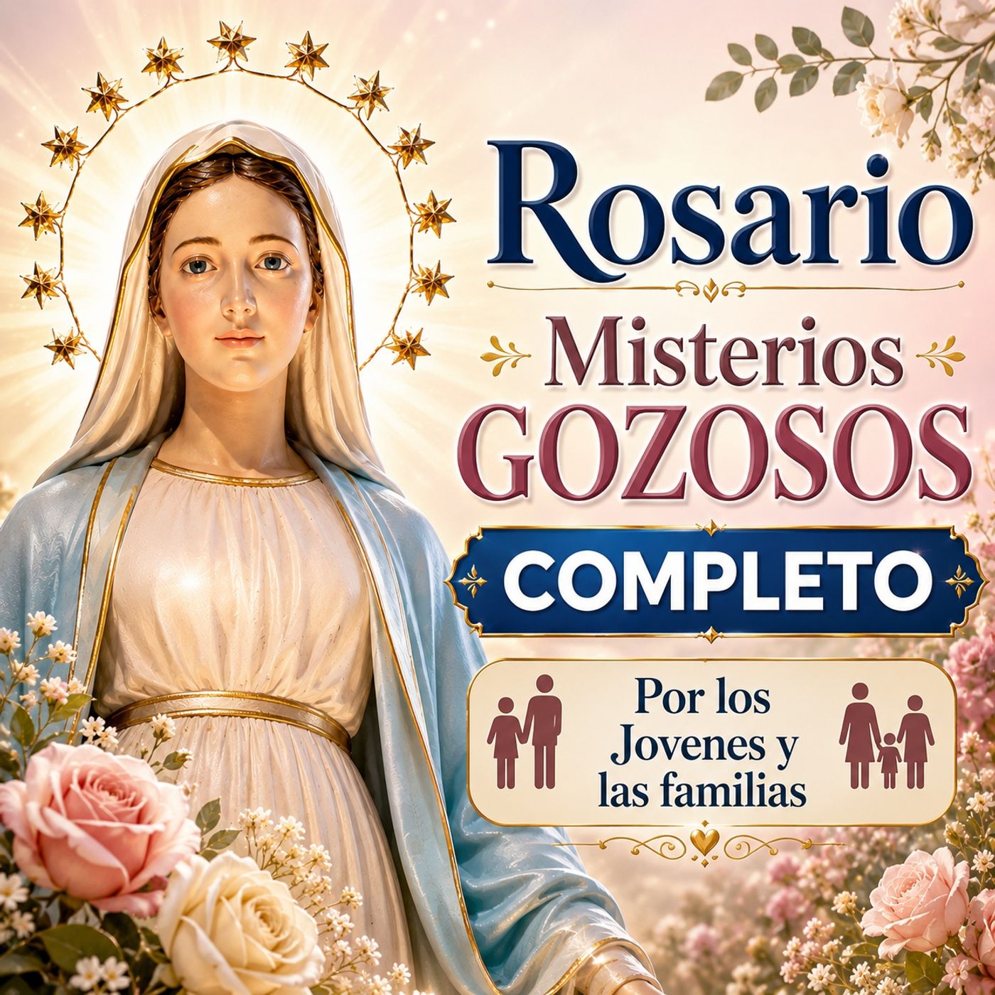 Santo Rosario de Hoy | Misterios Gozosos por los Jóvenes Heridos y las Familias Vulnerables