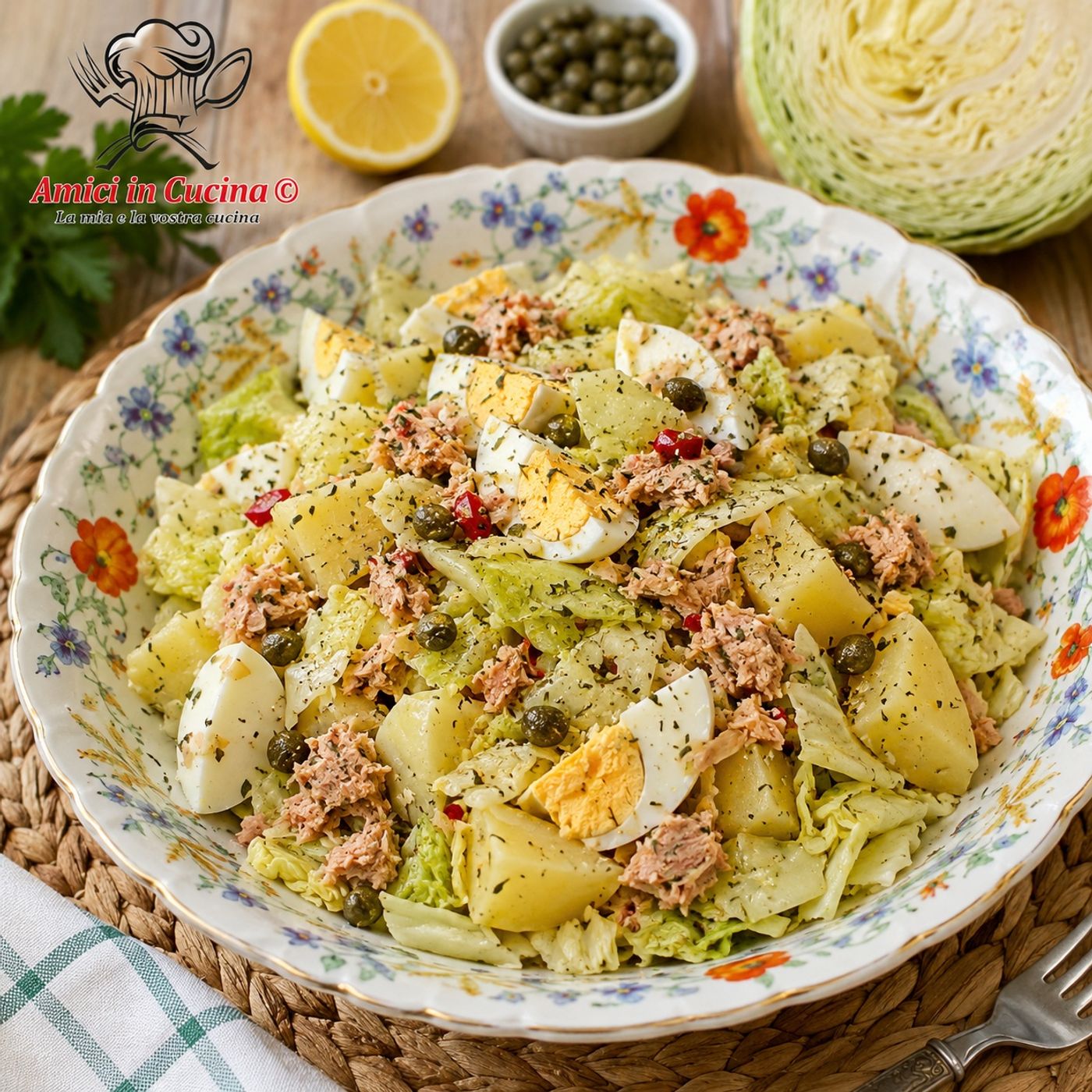 Insalata di Cappuccio con Uova Sode, Tonno e Patate – Ricetta Fresca e Completa episode artwork