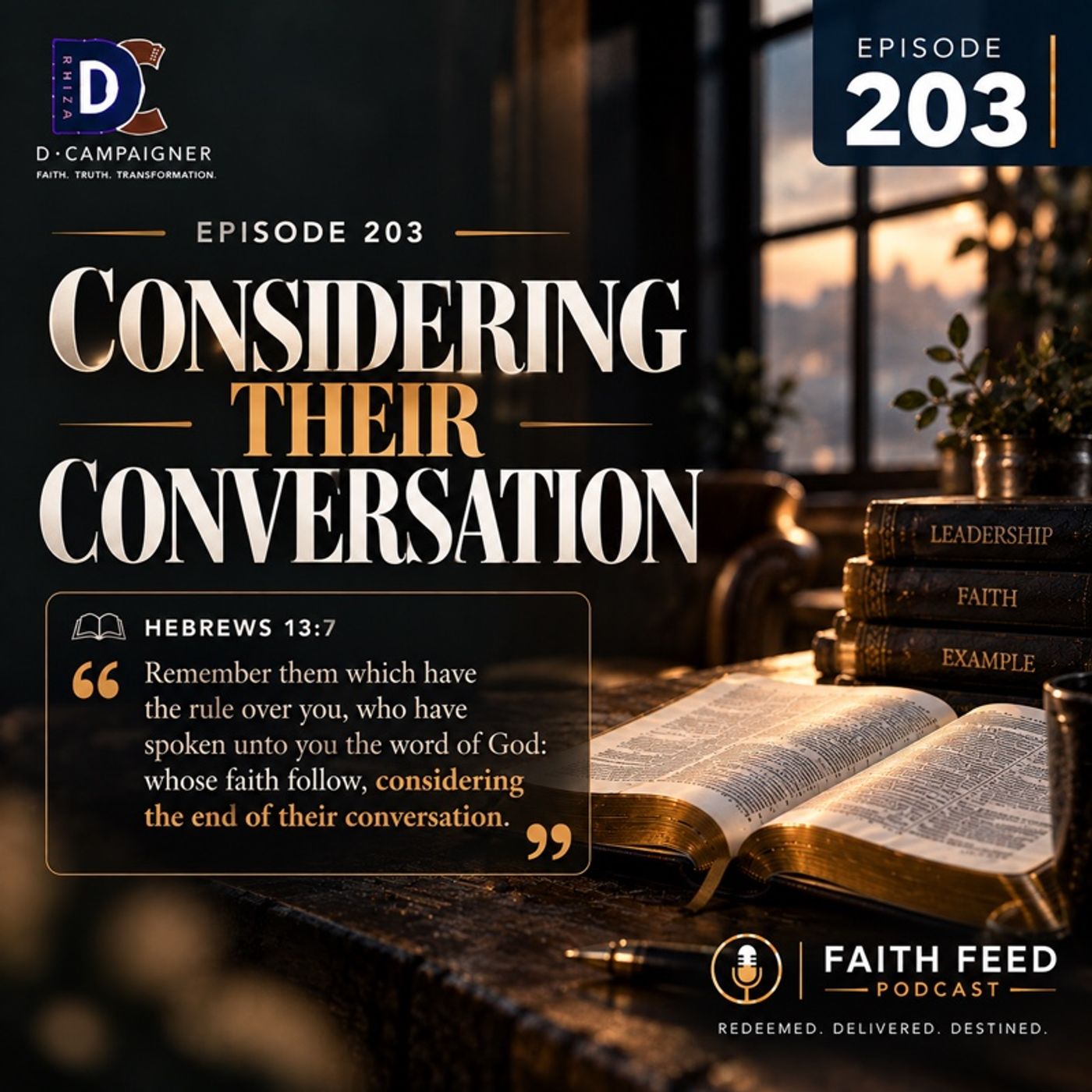 Considering their Conversation episode artwork