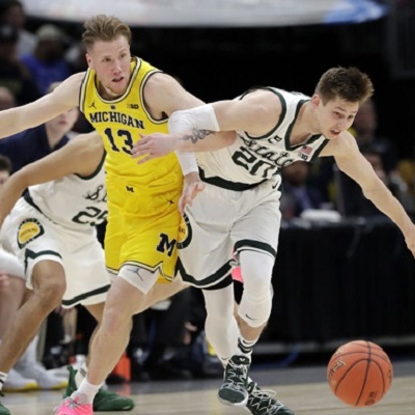 “Chalk” Advances, UCF-Duke, MSU Rolls, Beatable Duke, MSU-Michigan Part IV Probability, & Michigan’s Stride episode artwork