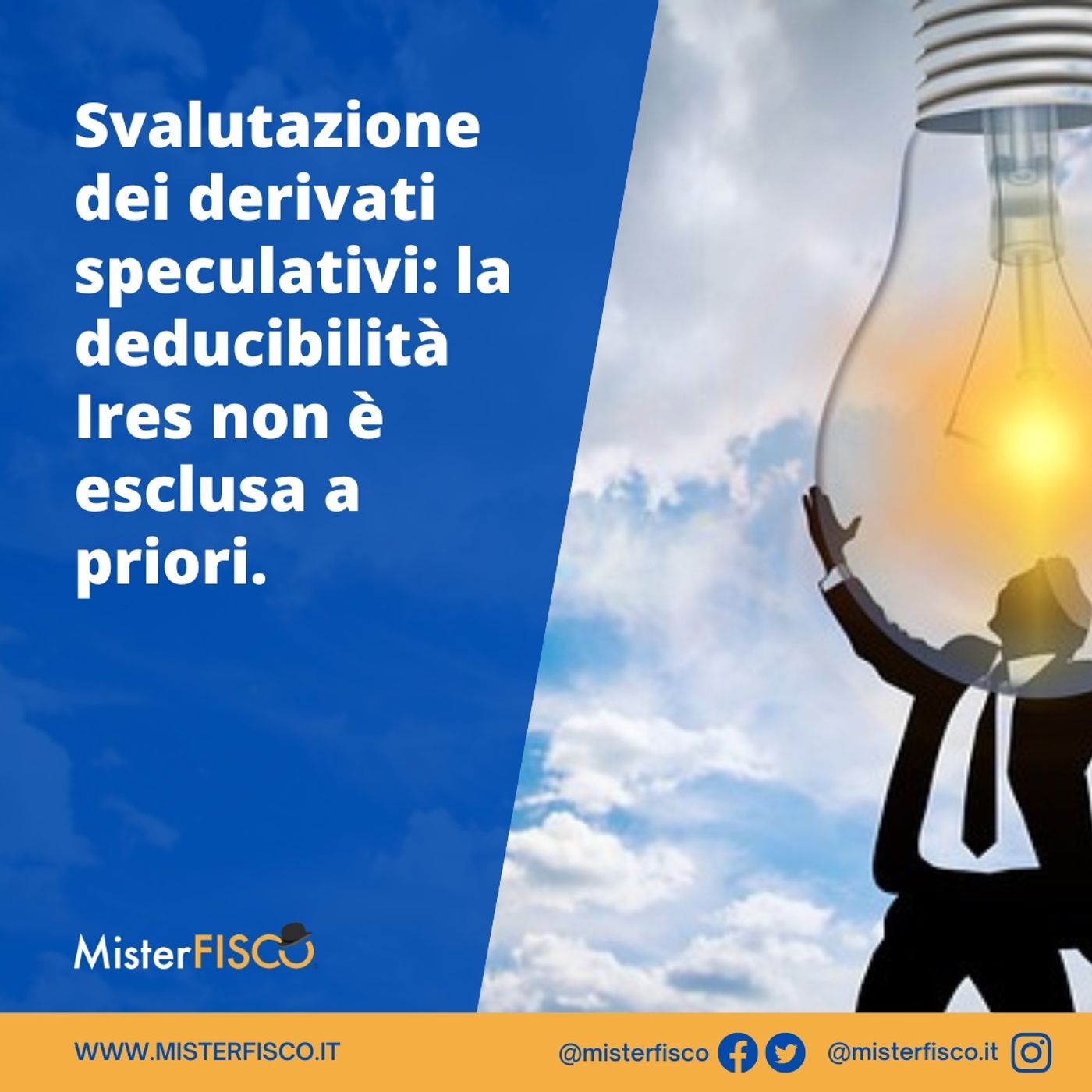 Svalutazione dei derivati ​​speculativi: la deducibilità Ires non è esclusa a priori episode artwork