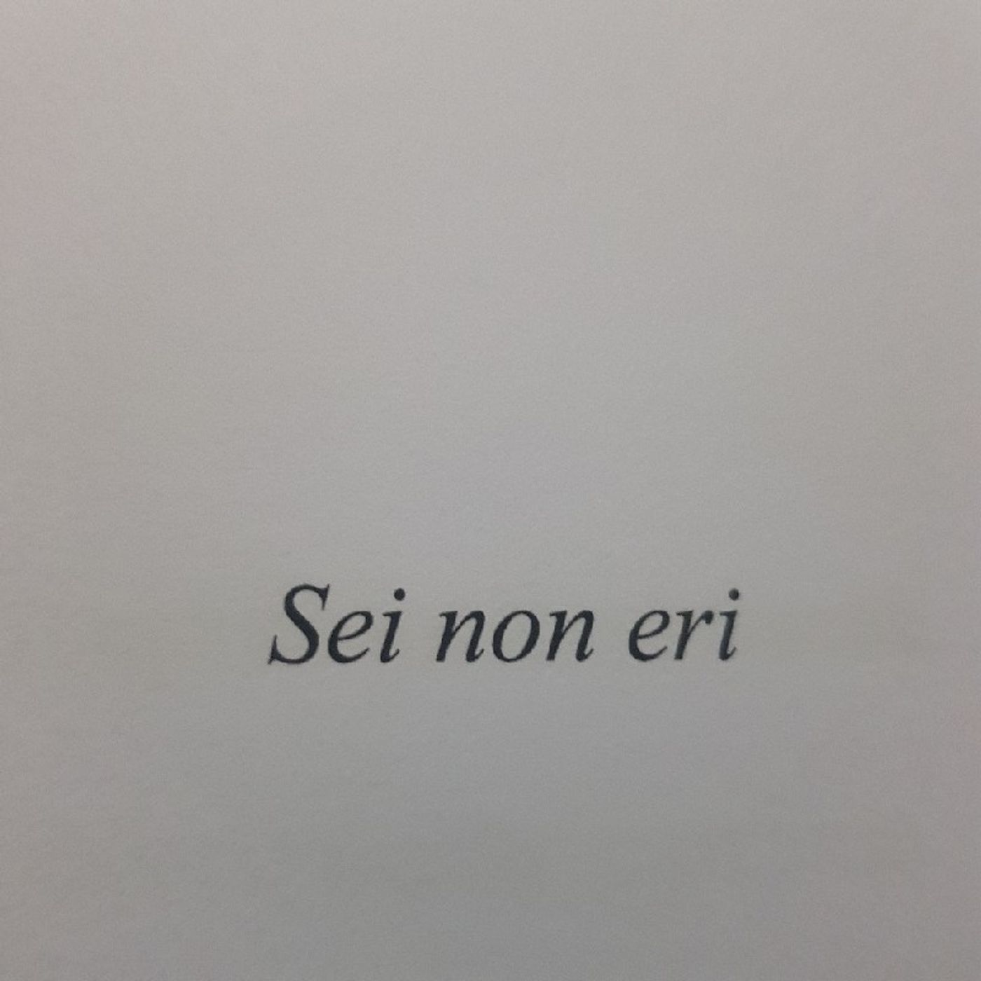 Cronache di un\'assenza