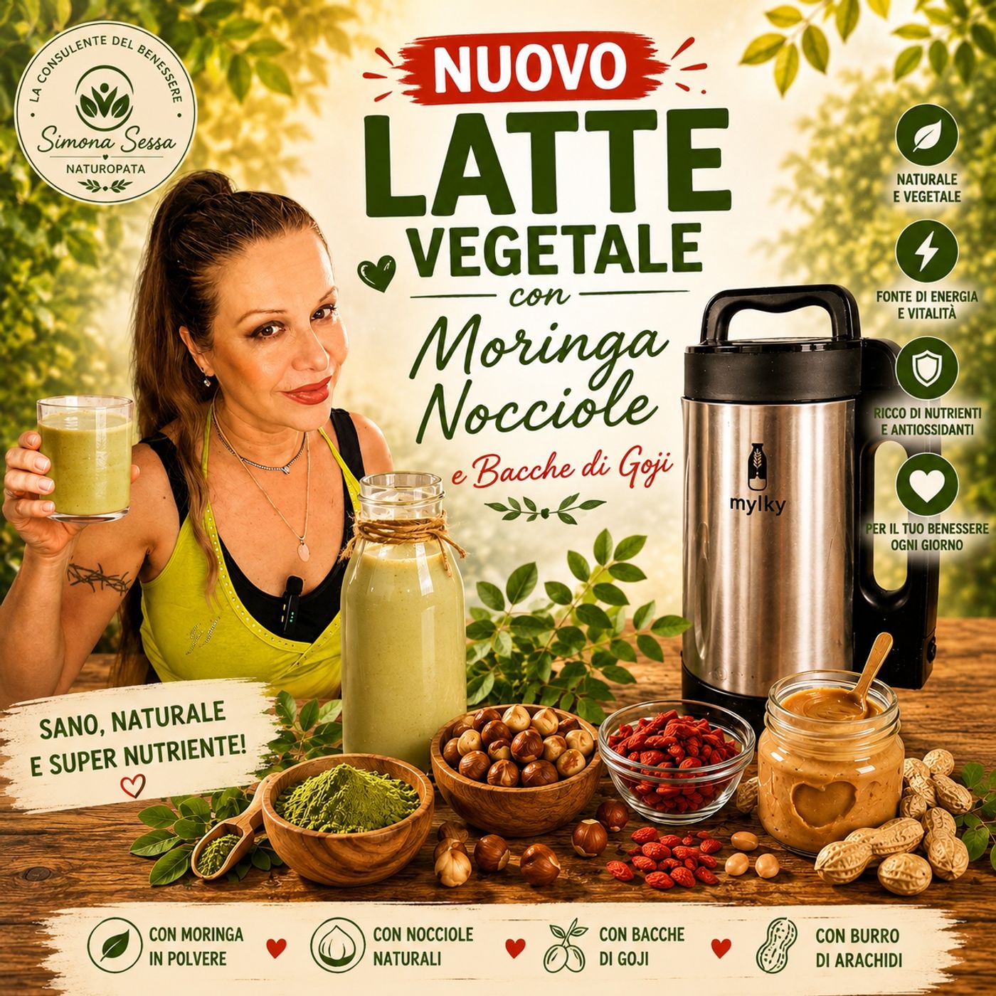 Vuoi fare un latte vegetale fatto in caso nocciole e moringa? Ti spiego come fare episode artwork